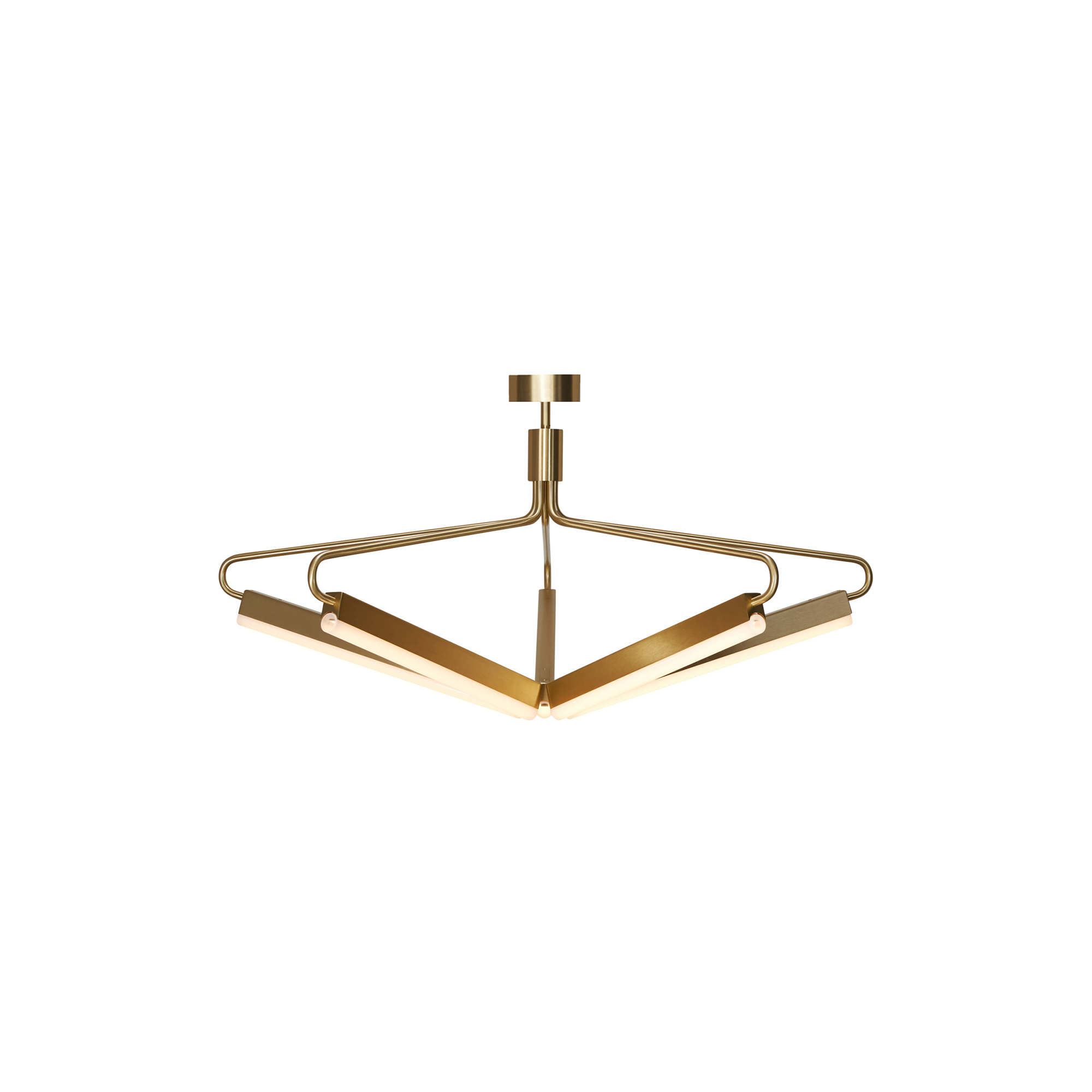 Rubn - Angel 5 500 Wide Chandelier, brass