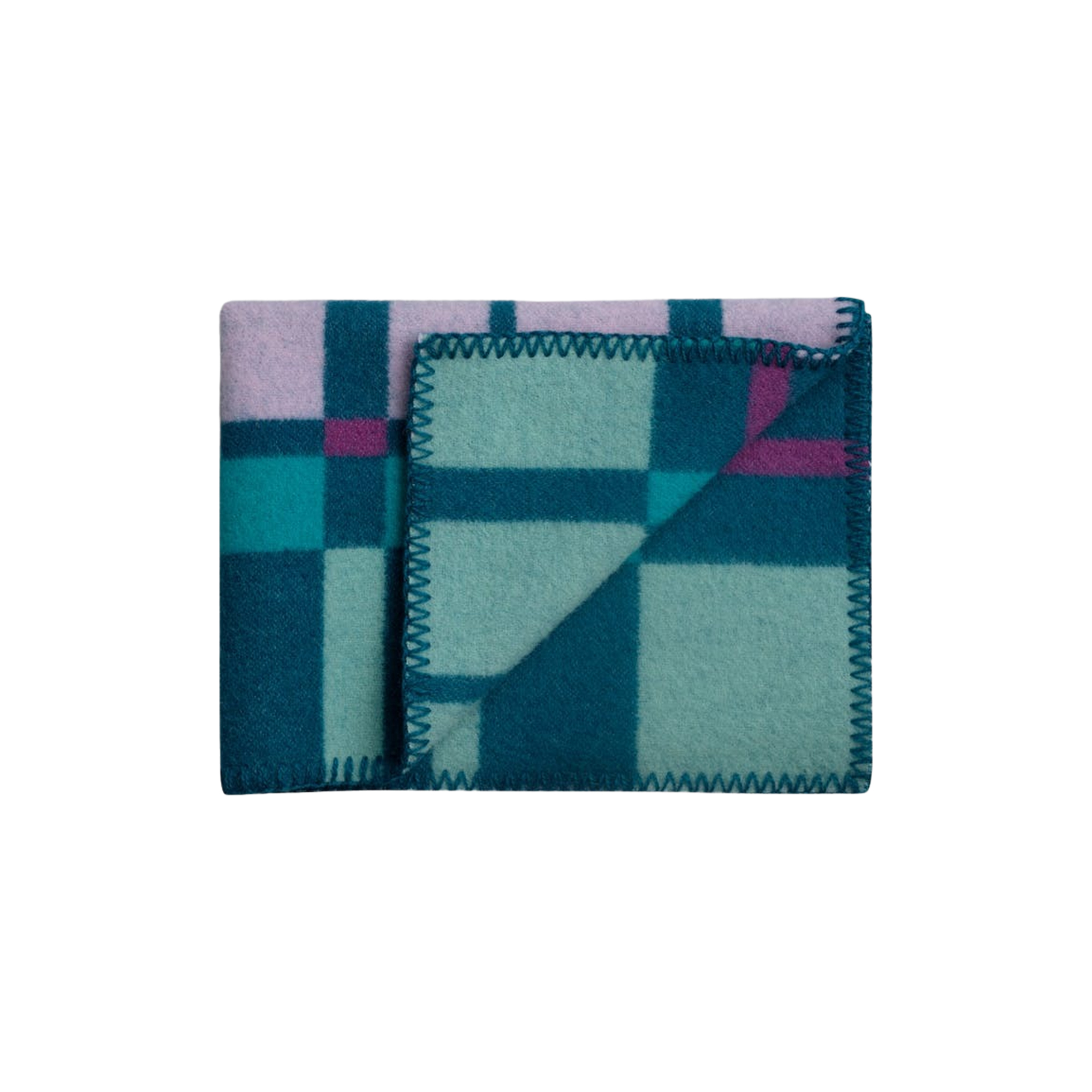 Røros Tweed - CITY Baby Size Throw, aqua