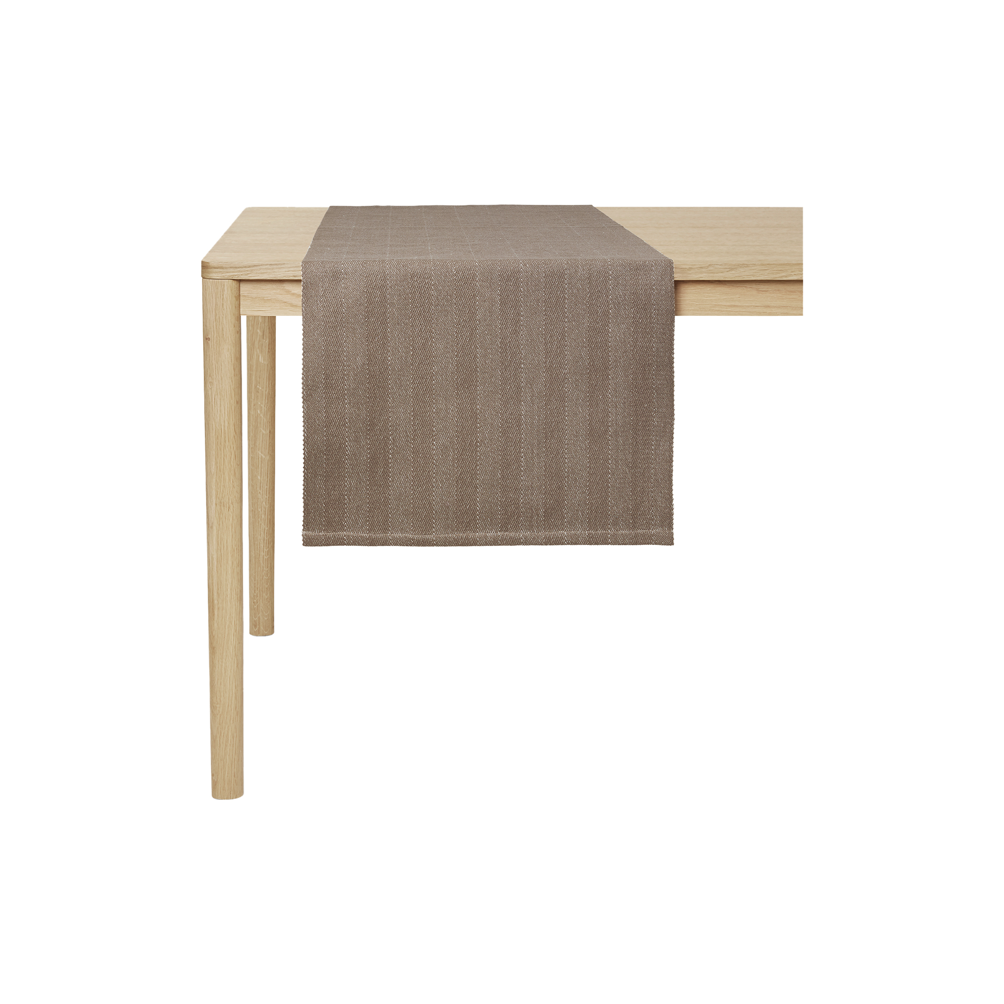 Georg Jensen Damask - HERRINGBONE bordløber, walnut