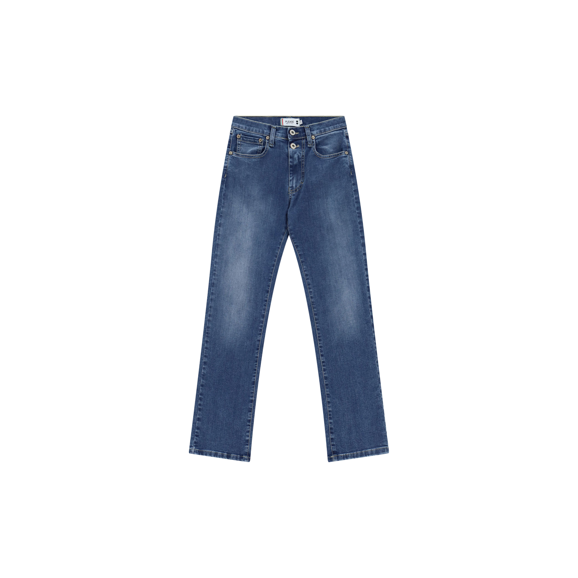 Please - Pants, blu denim - Str. XS
