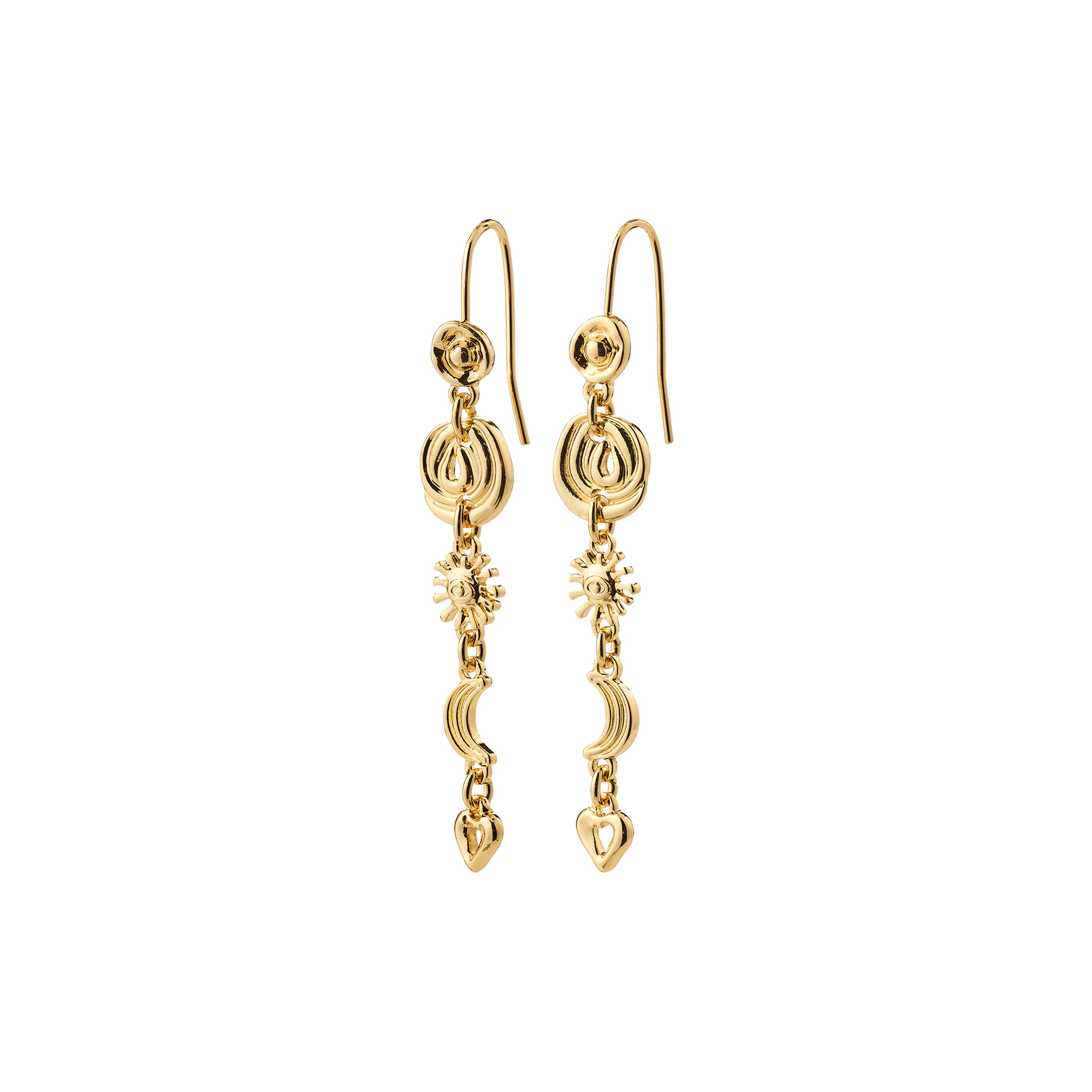 Pilgrim - MISHA øreringe, guldbelagt