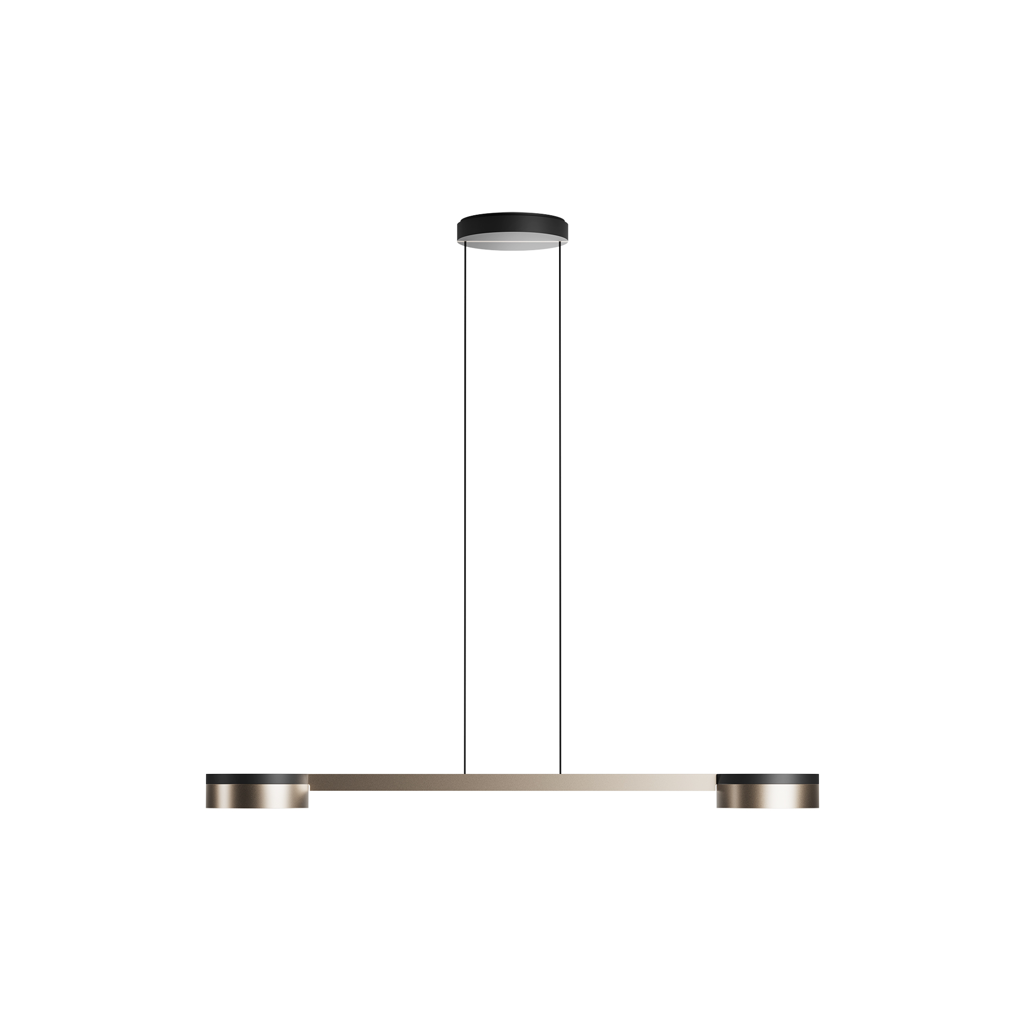 LIGHT-POINT - BLADE S2 SLIM pendel, matt black/satin gold