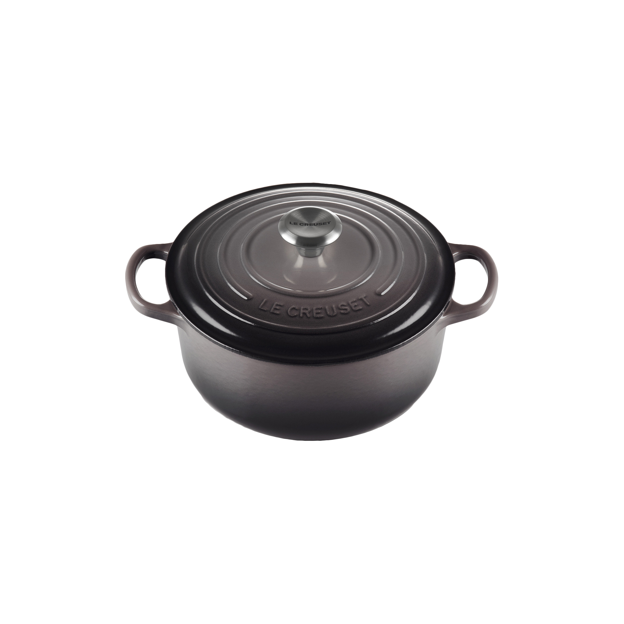 Le Creuset - Signature rund støbejernsgryde Ø 20 cm, flint - Ø20 cm