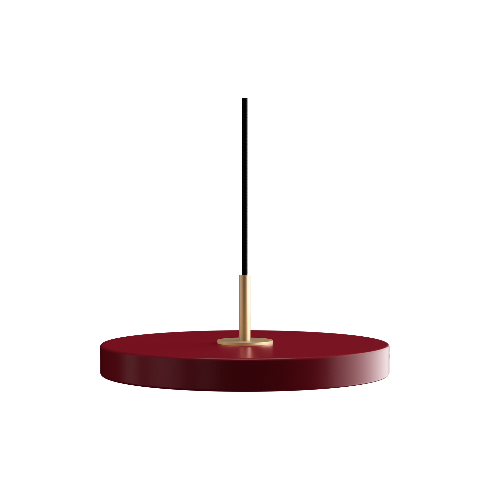 UMAGE - Asteria Plus Pendant, ruby red/brass