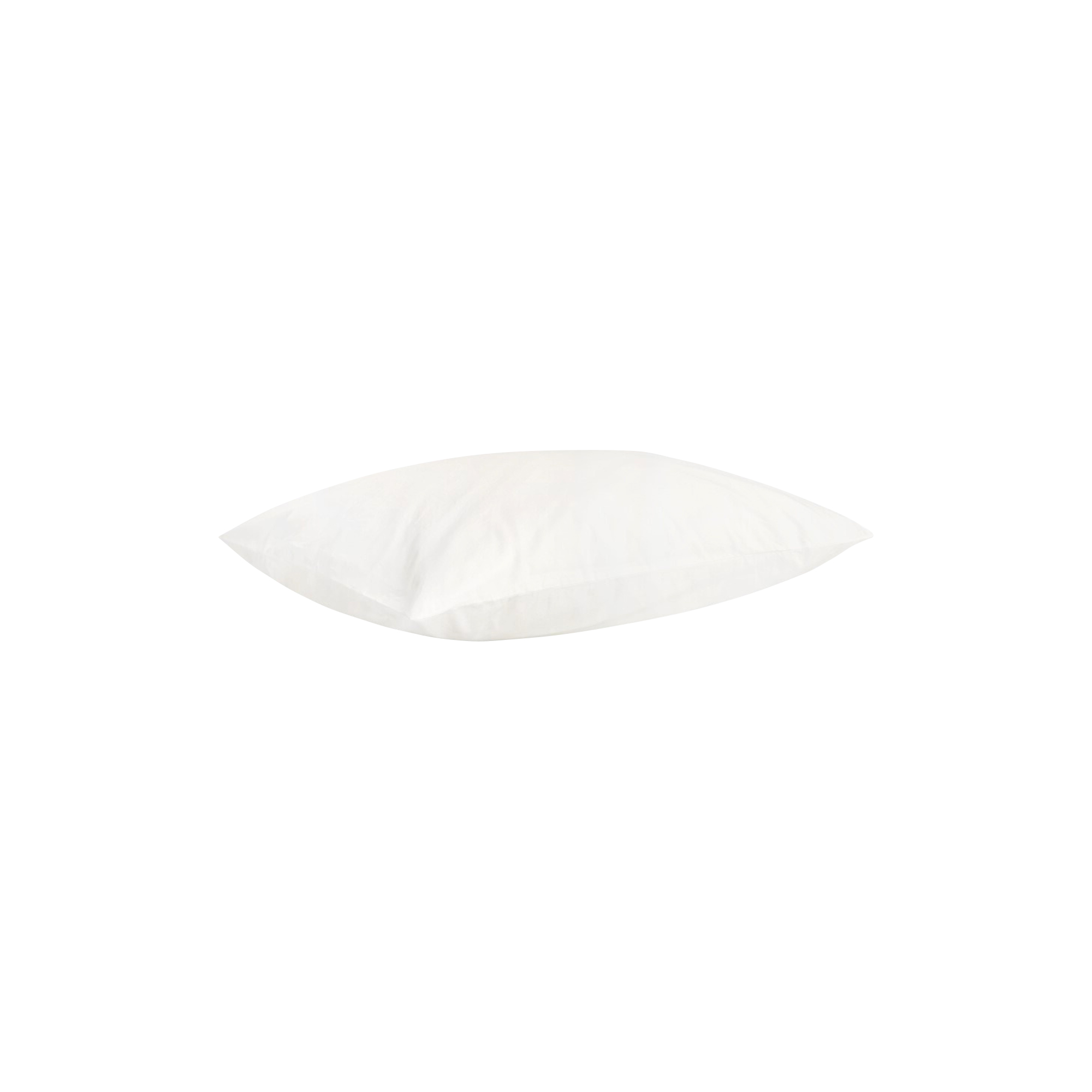 Sekan - Satin pudebetræk, hvid - 60x63 cm
