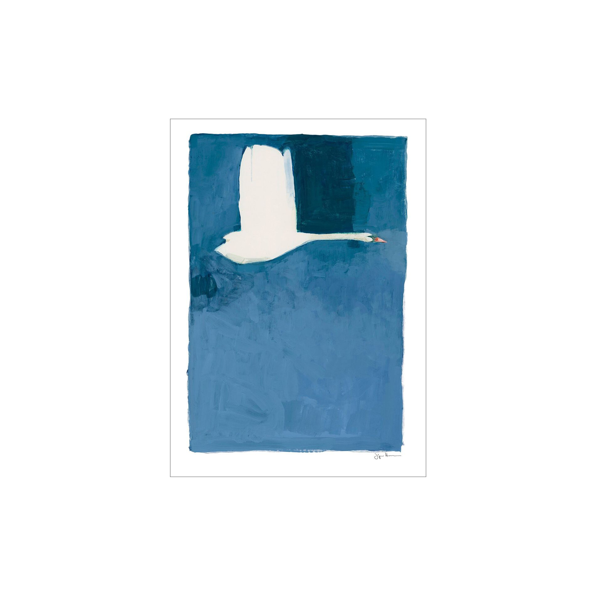 Poster & Frame - Jörgen Hansson - The Swan - 30x40 cm
