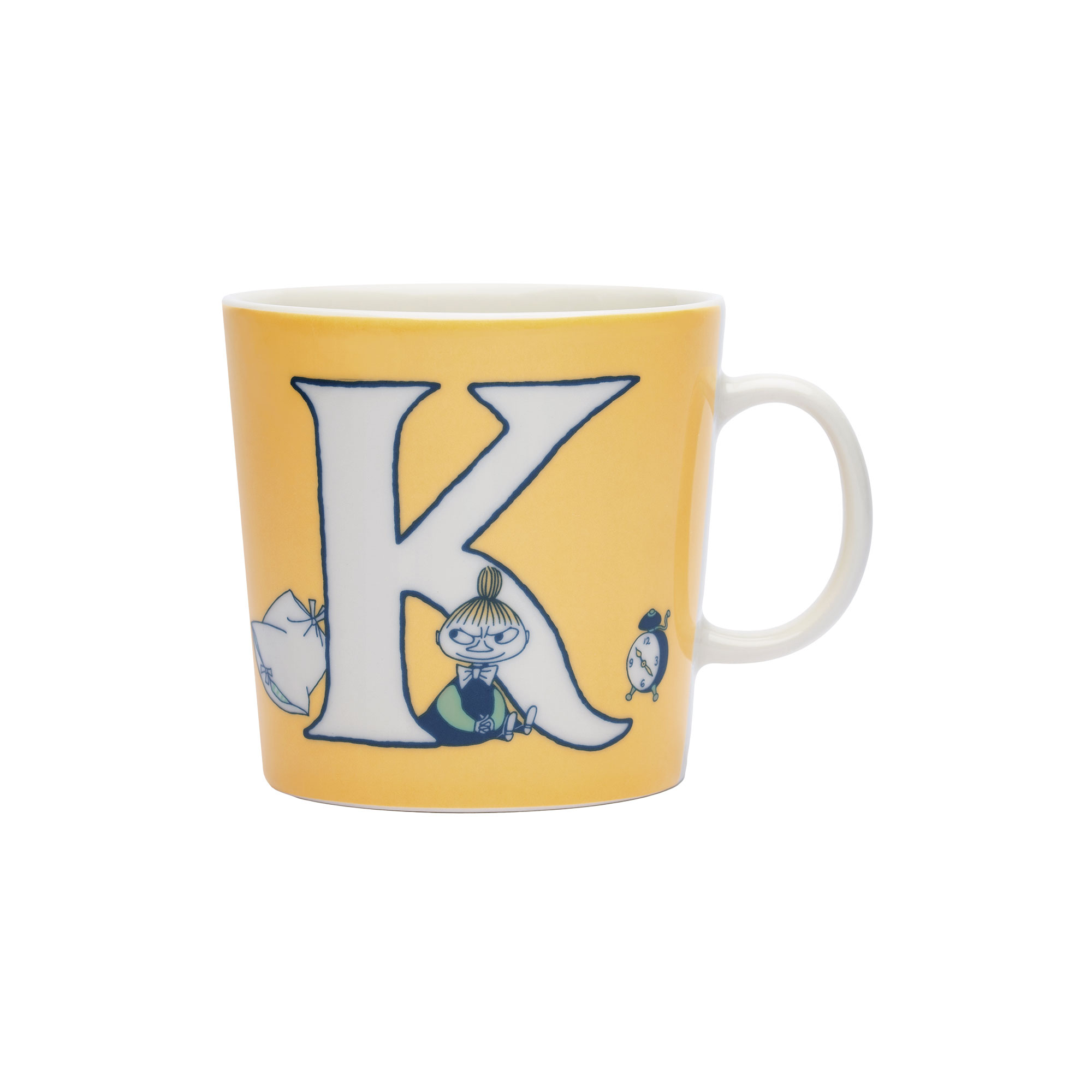 Moomin Arabia - Mumi krus 40 cl Alfabet K, Alfabet kollektion