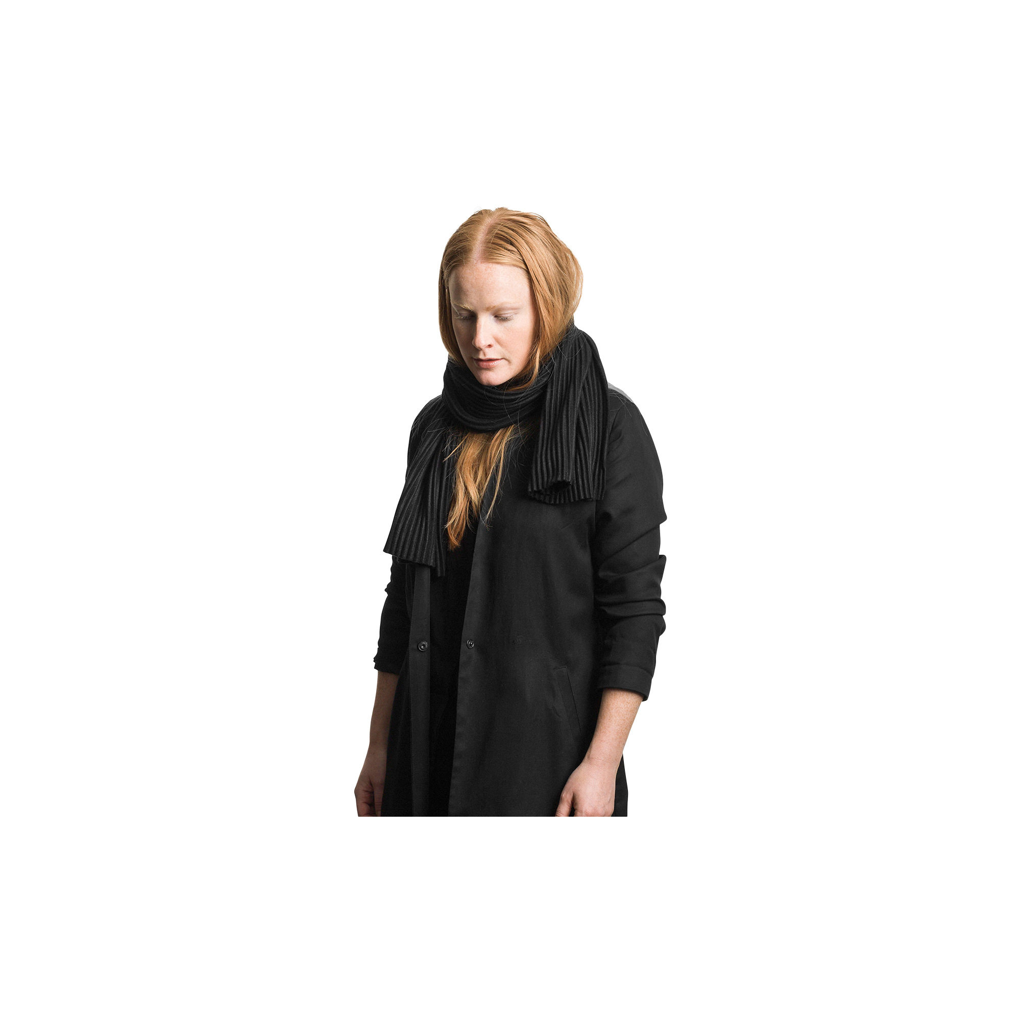 Design House Stockholm - Pleece Short Scarf, black - Short