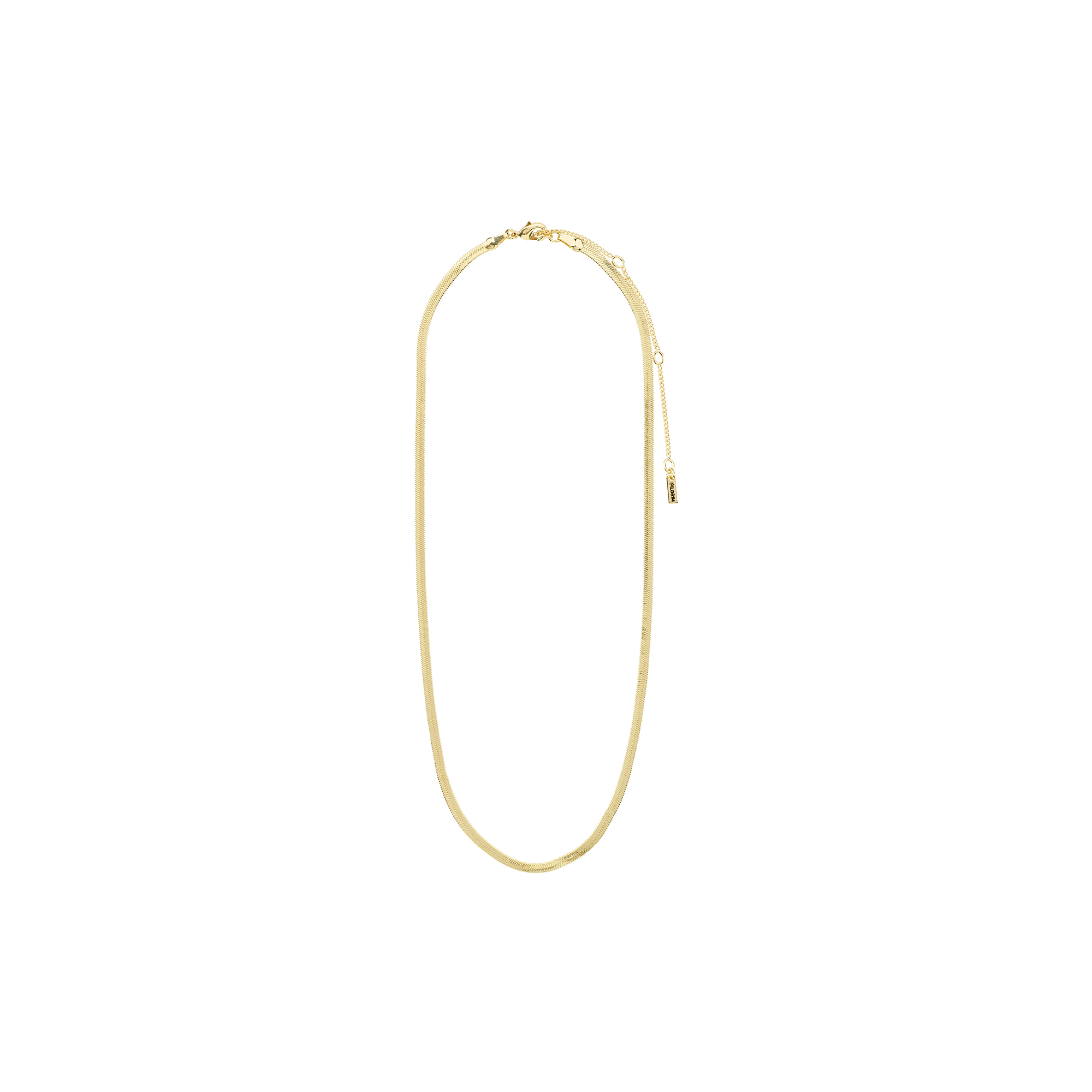 Pilgrim - JOANNA Flat Snake Chain Halskæde, gold plated