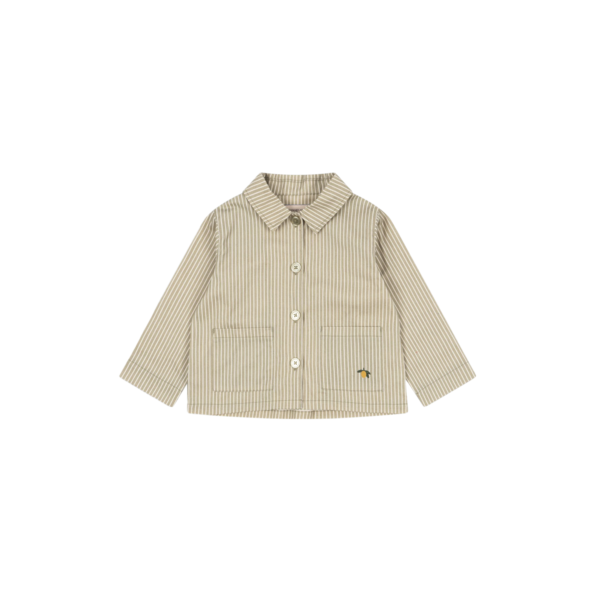 Konges Sløjd - Frankie Over Shirt, tea stripe - Str. 2Y