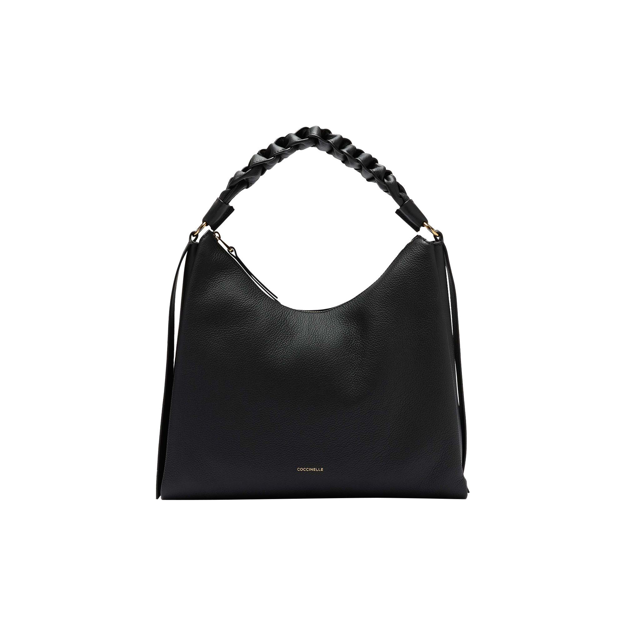 Coccinelle - Boheme Grana Double Handbag, noir/cuir