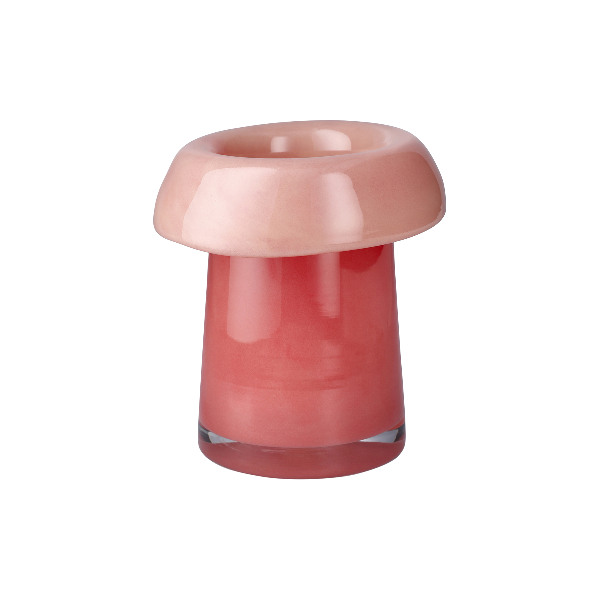 Holmegaard - Soma Vase, koral/fersken - H16.5 cm