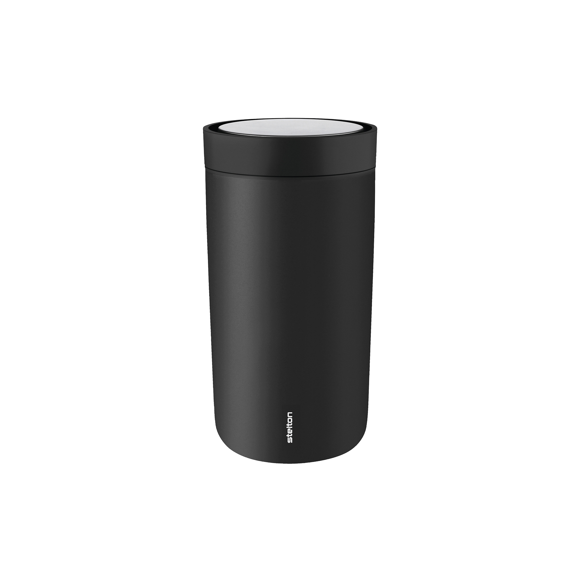 Stelton - To Go Click termokop 0,2 L, steelsoft black - 0.2L