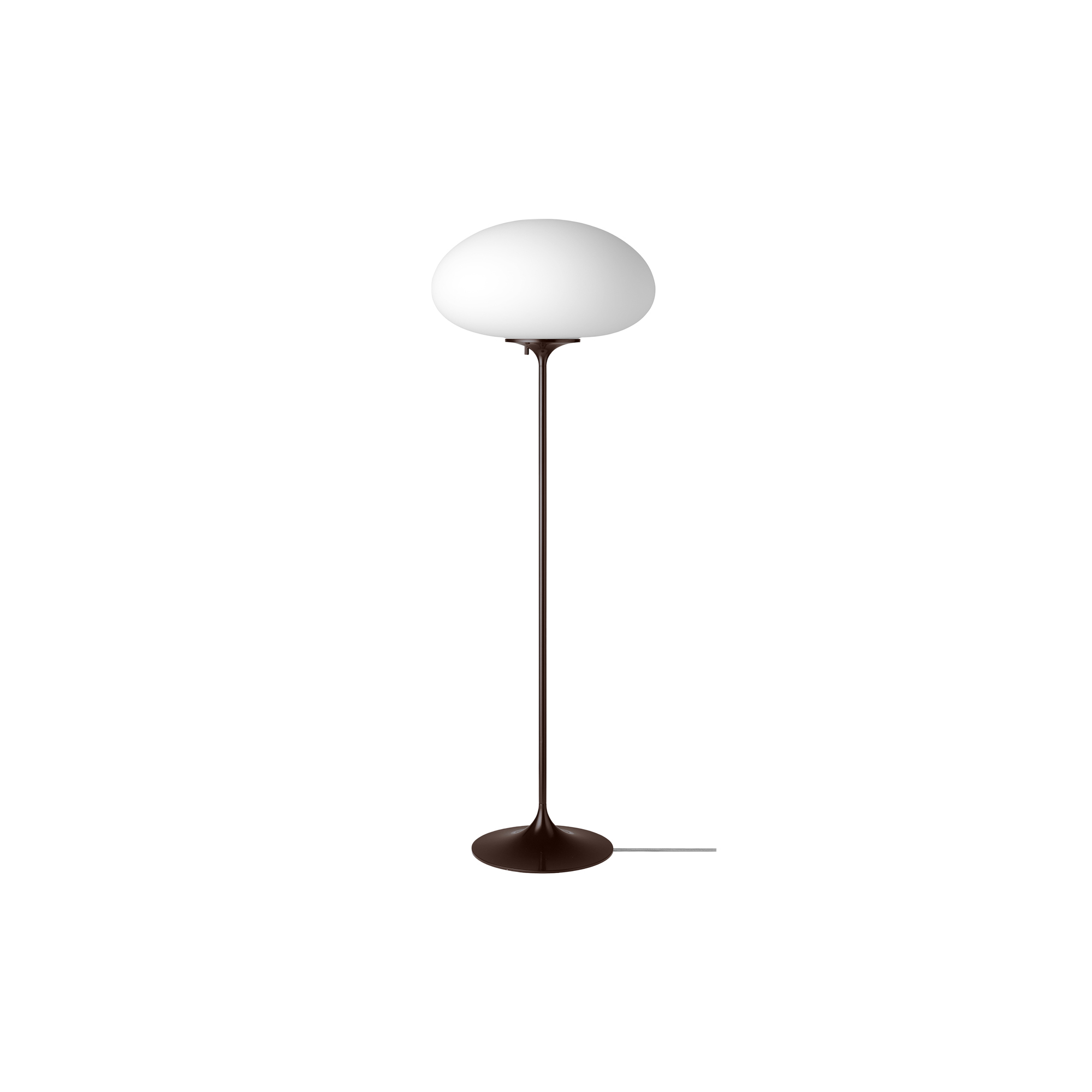 GUBI - Stemlite Floor Lamp, black red - H: 110 x Ø 38 cm.