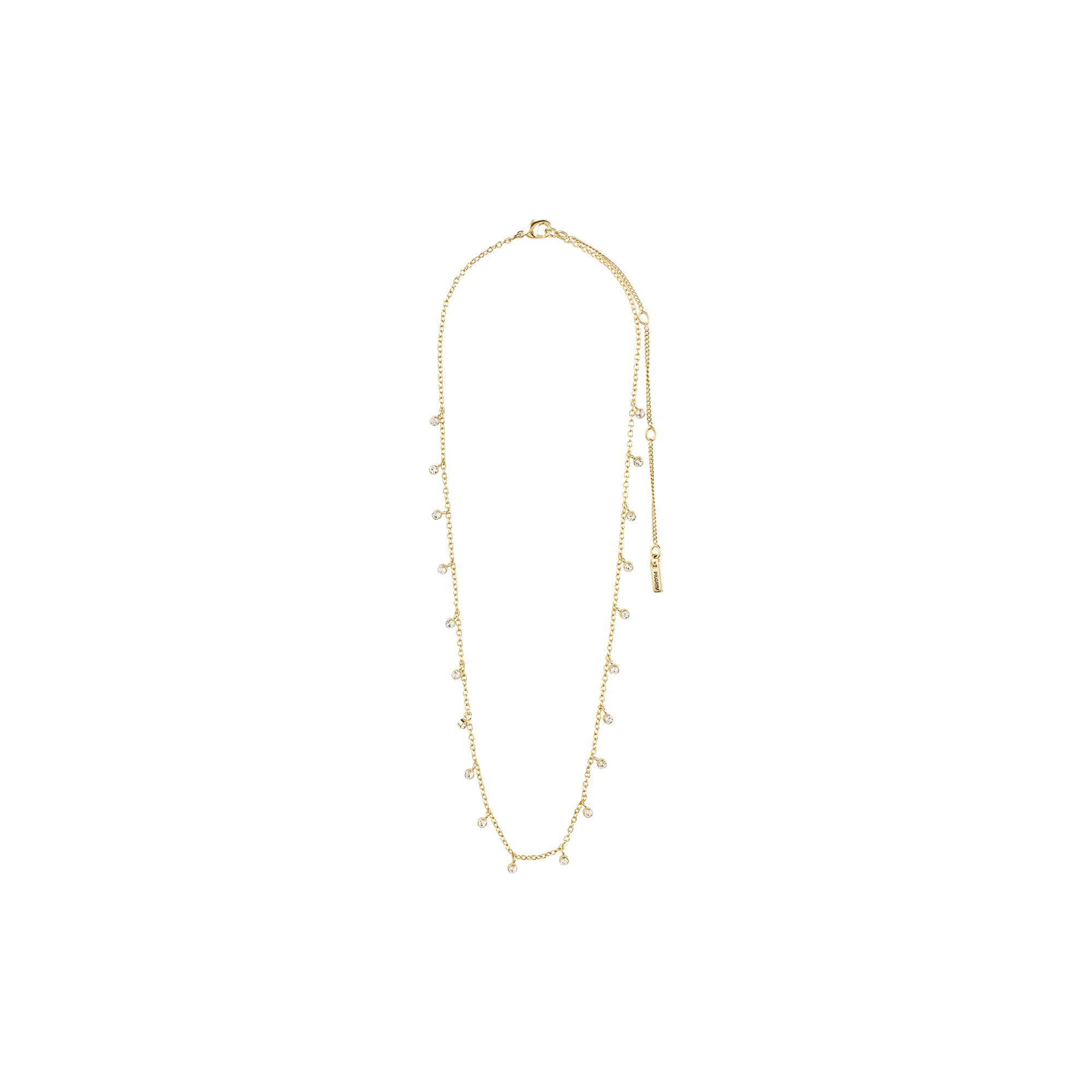 Pilgrim - MAJA Crystal Multi Drops Armbånd, gold plated