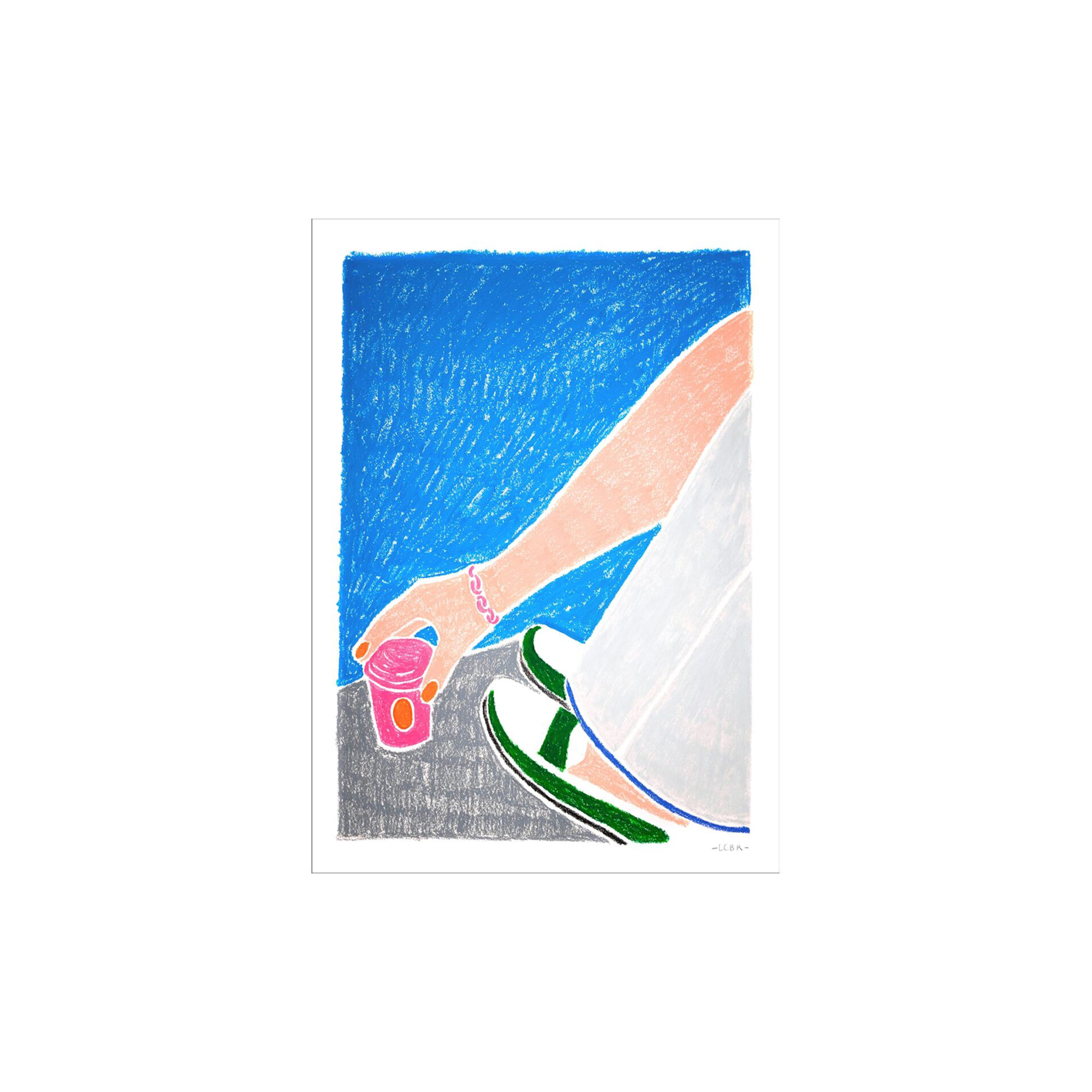 THE POSTER CLUB - Café au Parc - A4