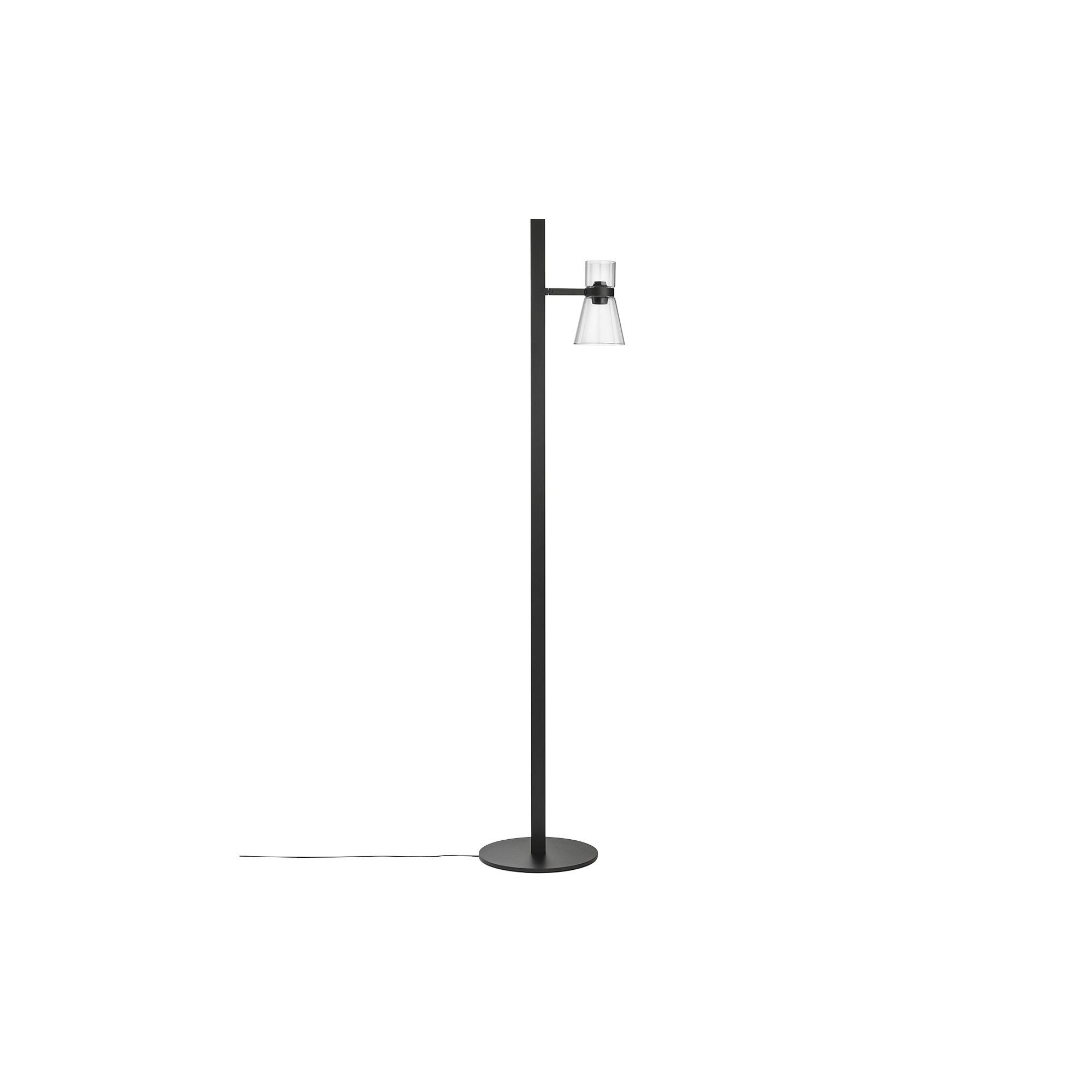 Flos - NOCTURNE F1 CONE Floor Lamp, black