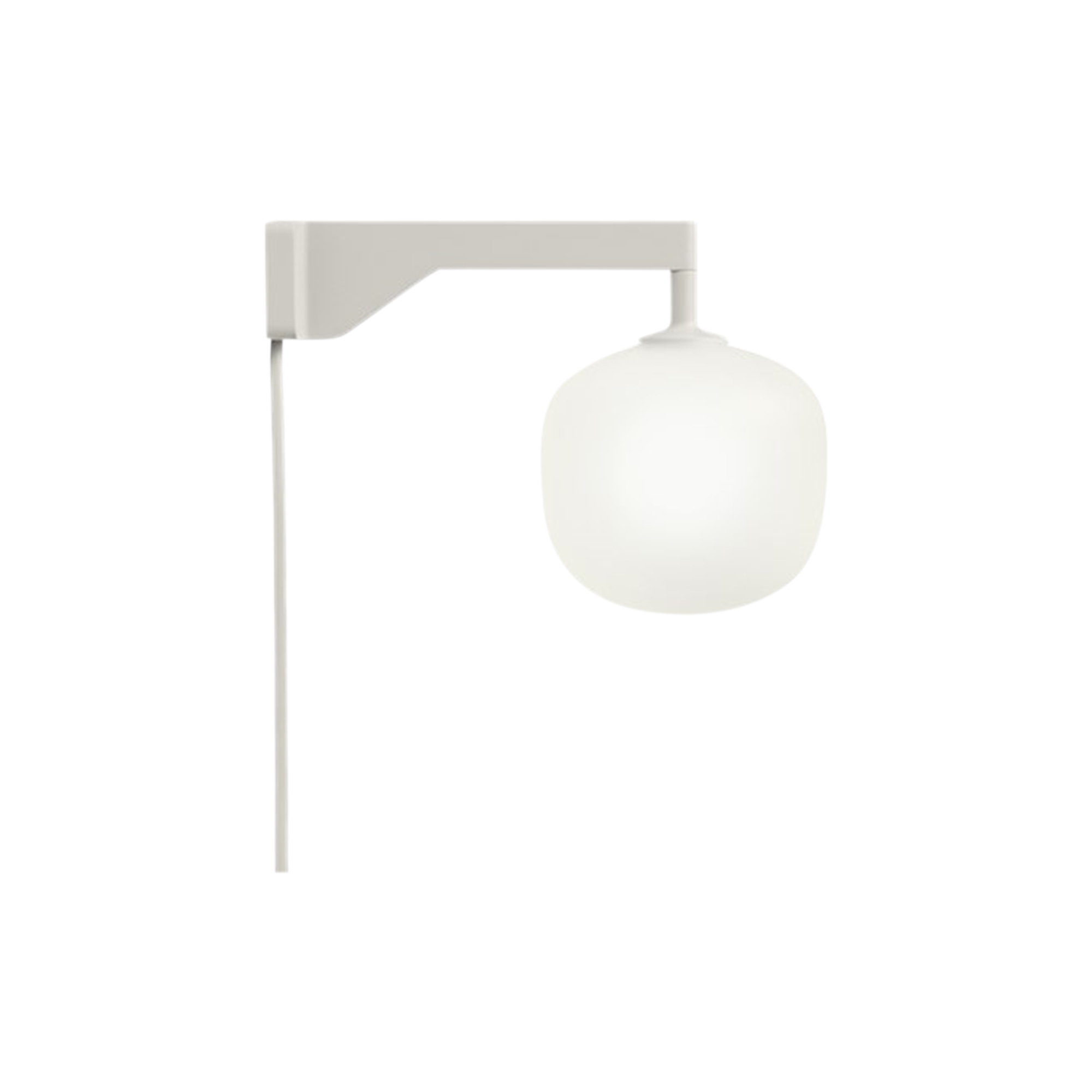 Muuto - Rime Wall Lamp, grey