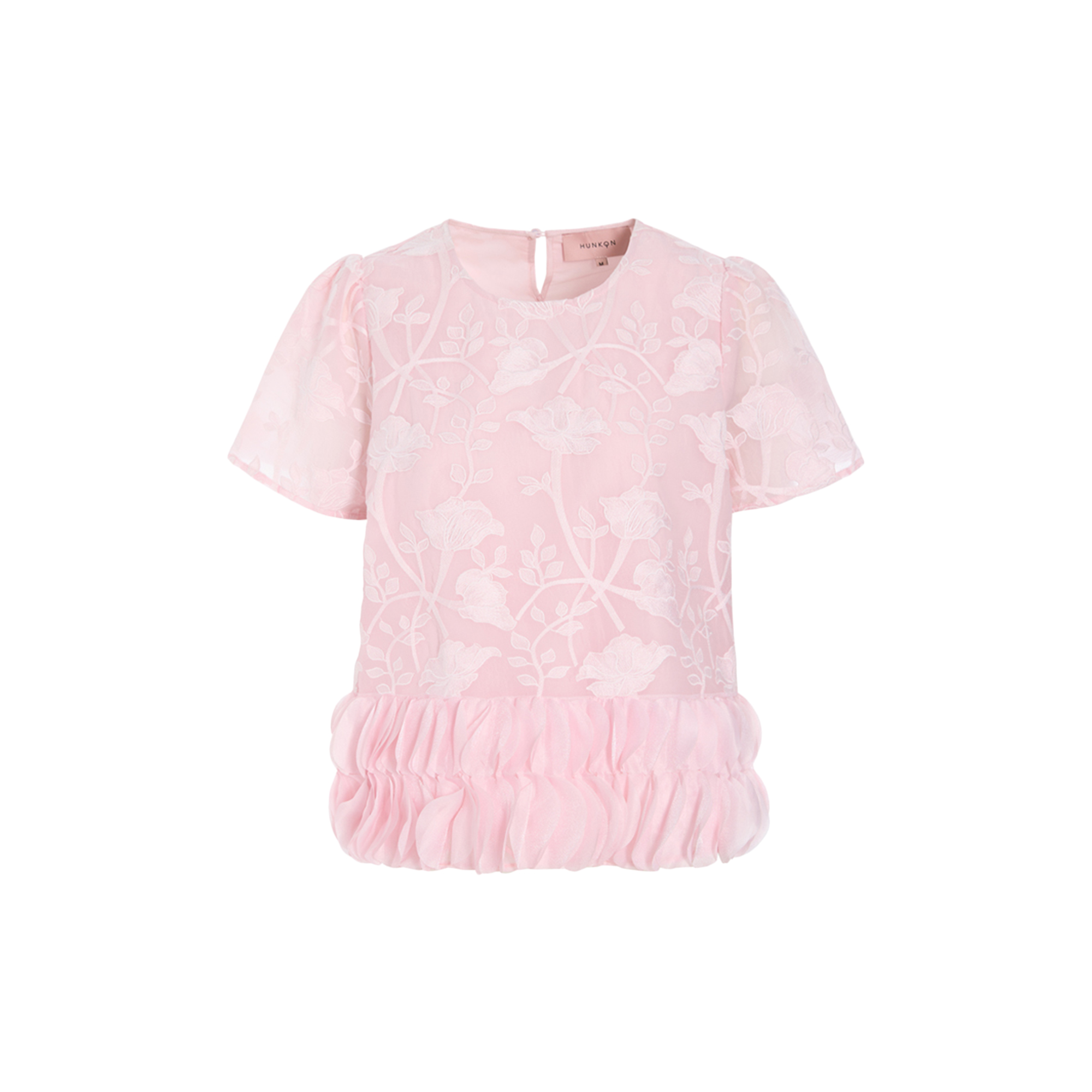 HUNKØN - Aiko Blouse, pink - Str. XS