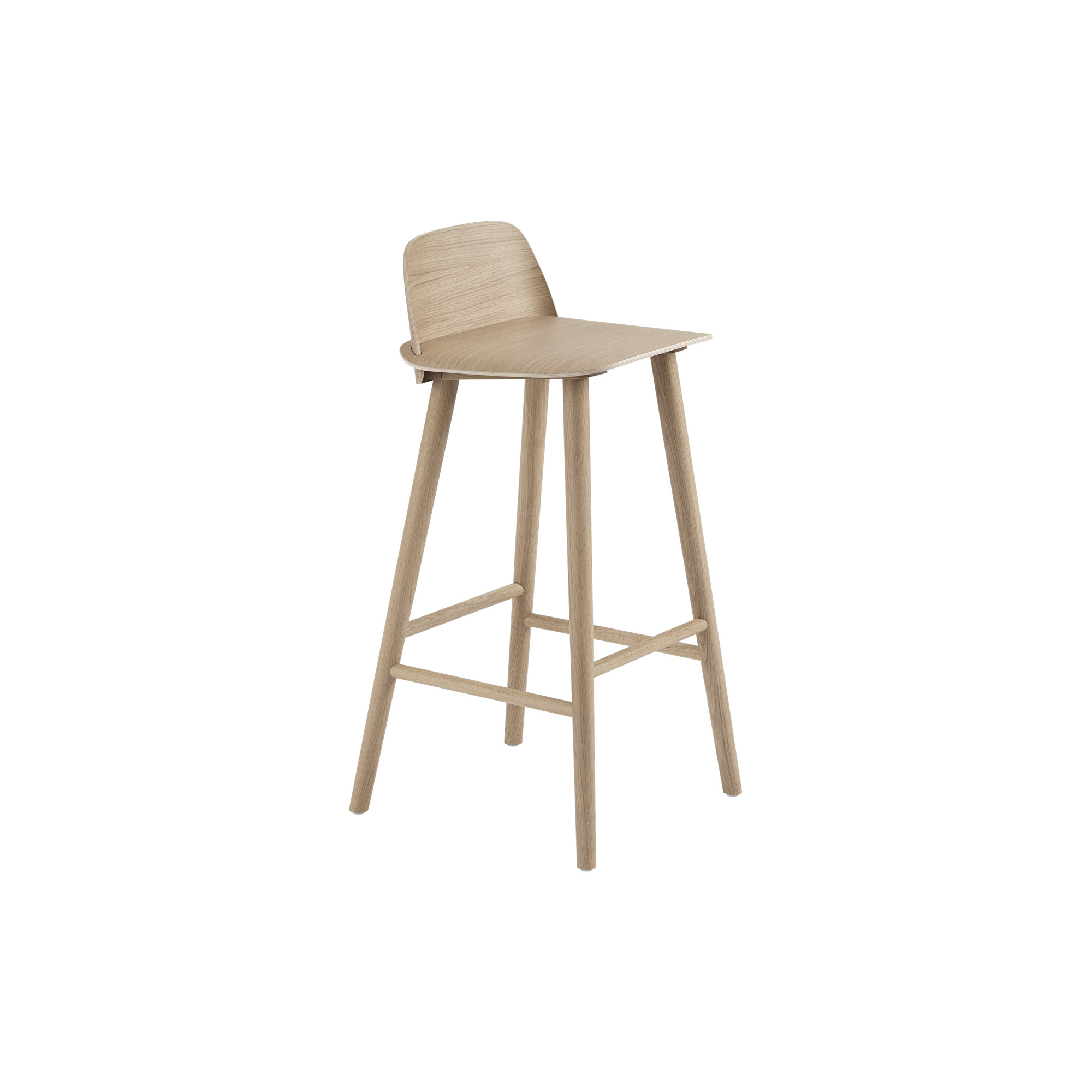 Muuto - Nerd Bar stool, oak