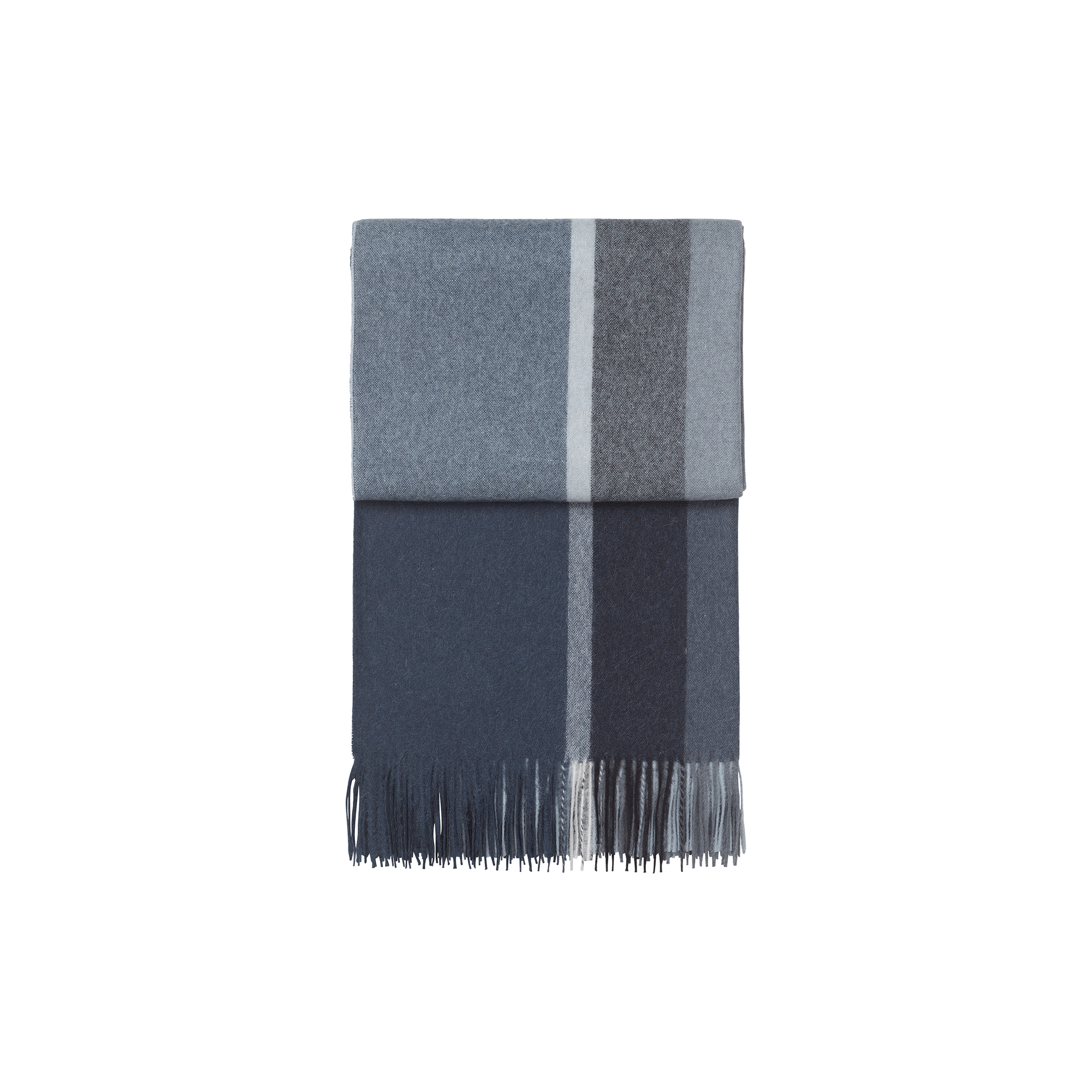 ELVANG - Manhattan plaid, dark blue/asphalt