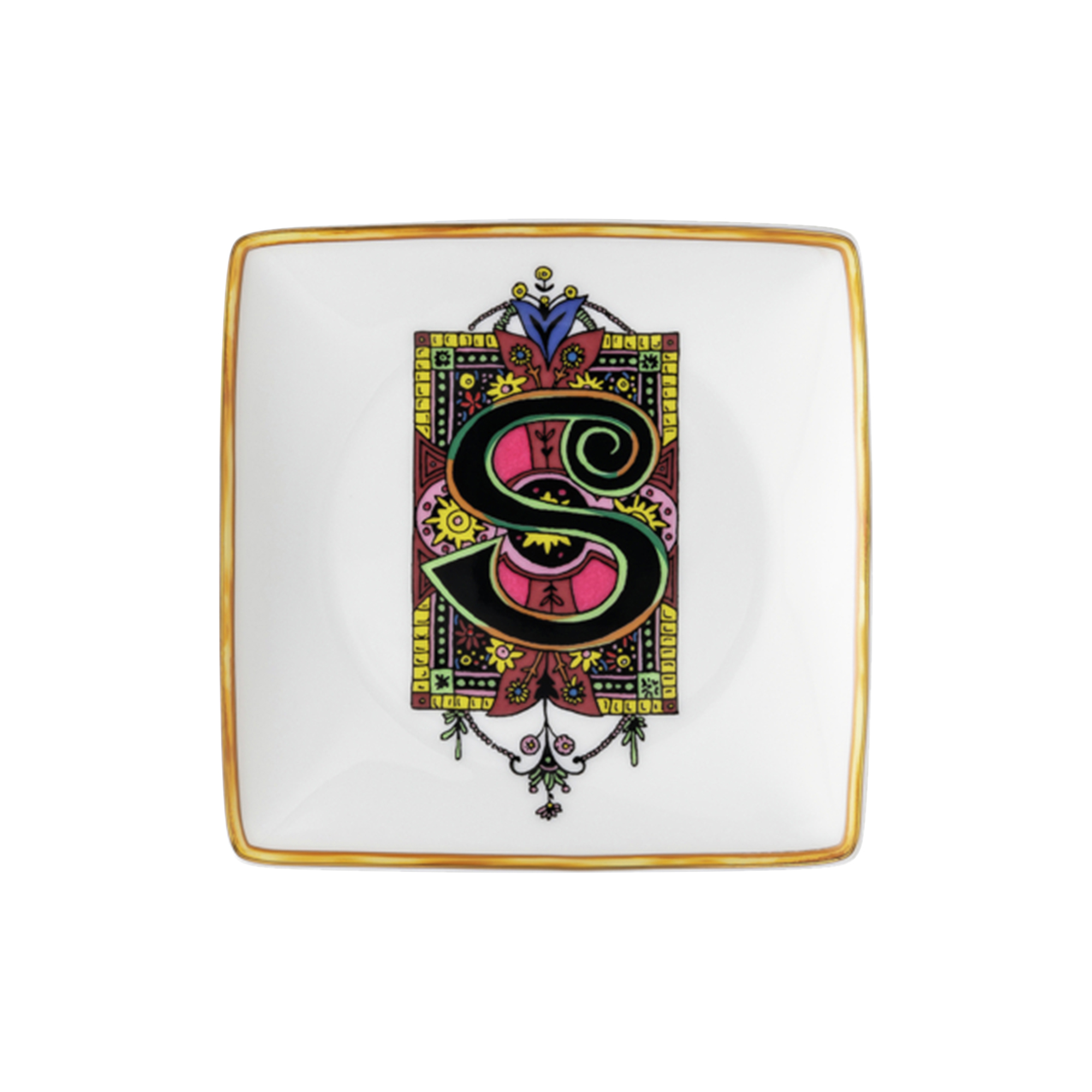 Rosenthal x Versace - Versace Alphabet Dish S, Alphabet Collection