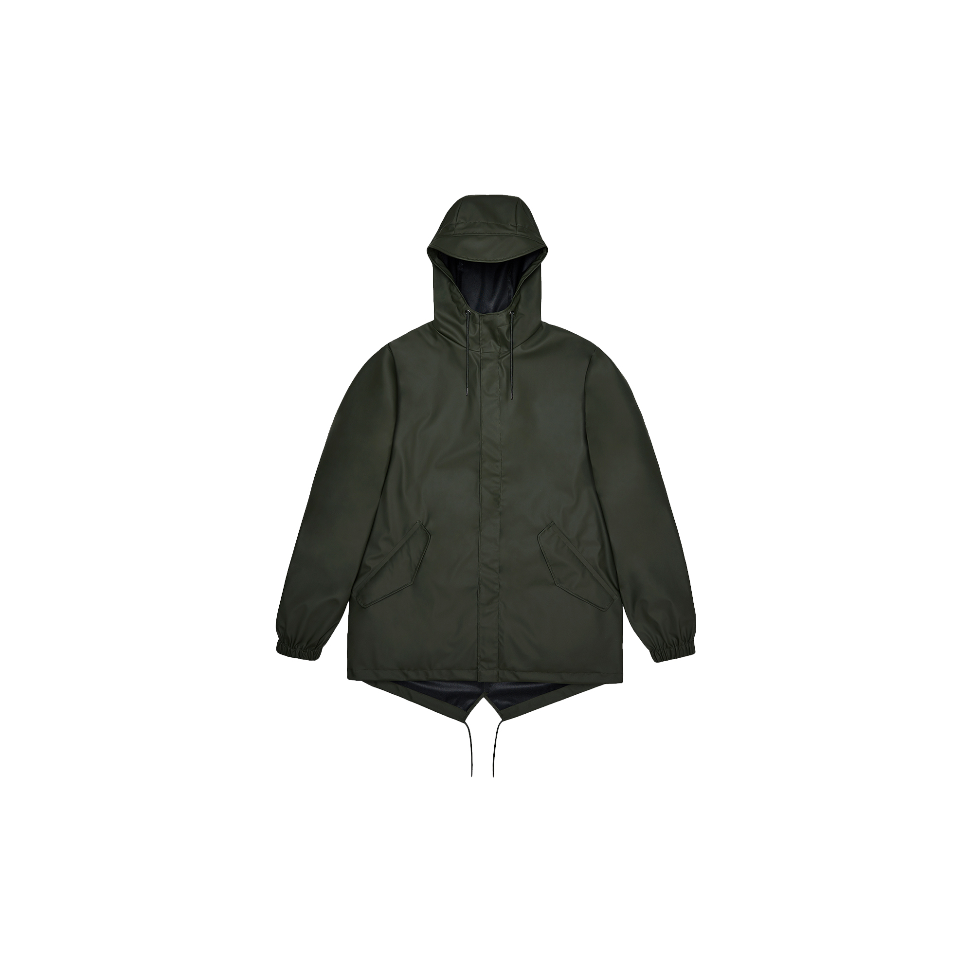 Rains - Fishtail Jacket, green - Str. S