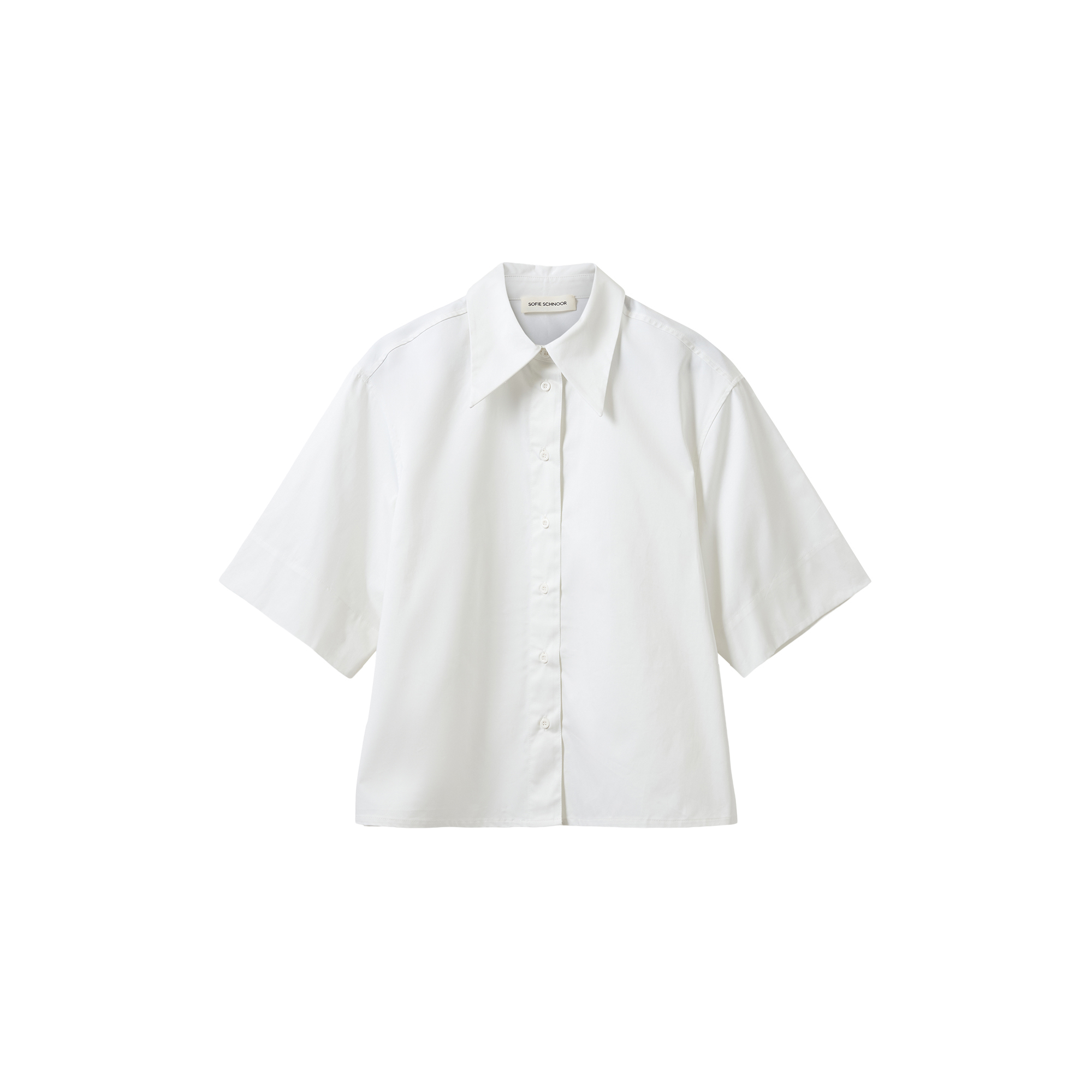 Sofie Schnoor - HARVEYSW OVERSIZE SHORT SLEEVE SHIRT, off white - Str. 36