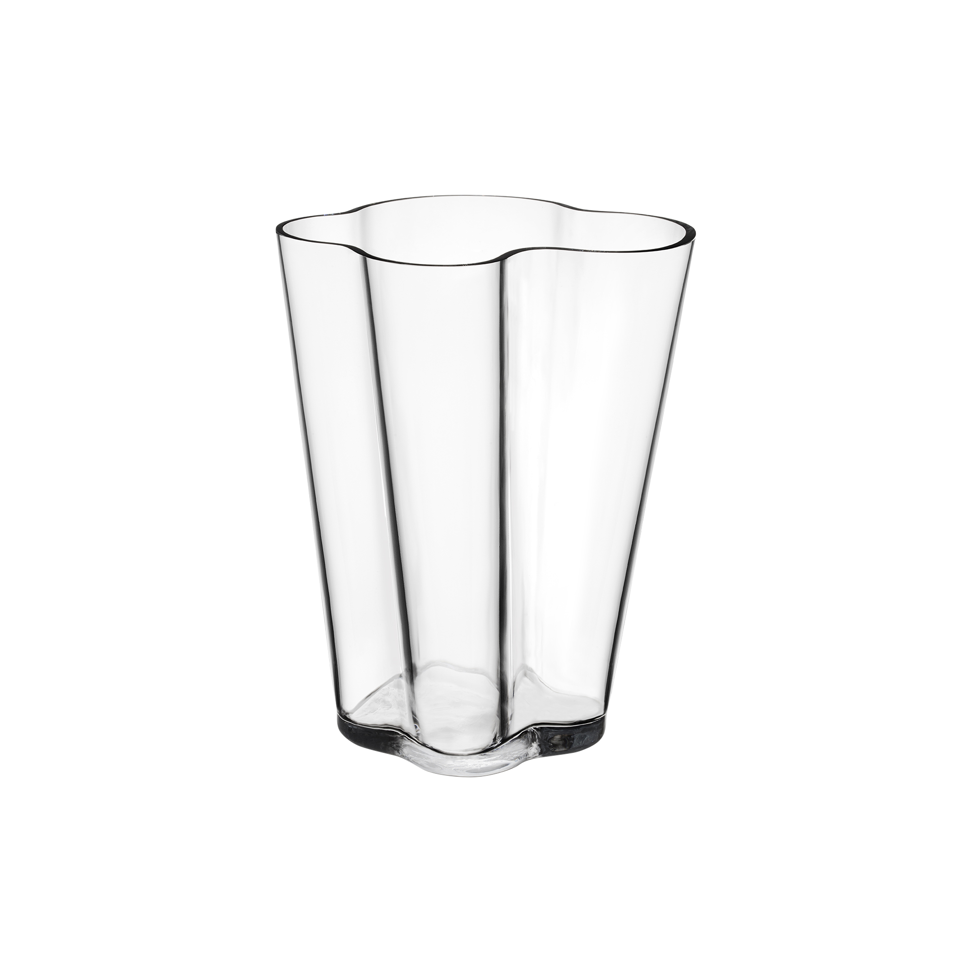 Iittala - Alvar Aalto vase 25 cm, clear, Alvar Aalto Collection - H27 cm