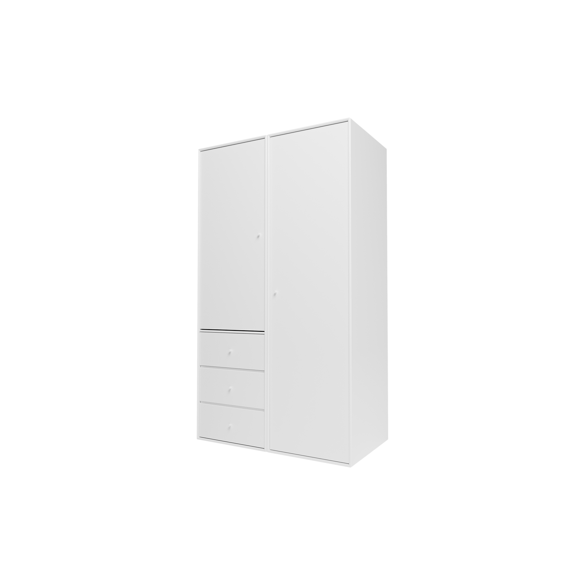 Montana Furniture - Montana Wardrobe ATTIRE III, 101 new white