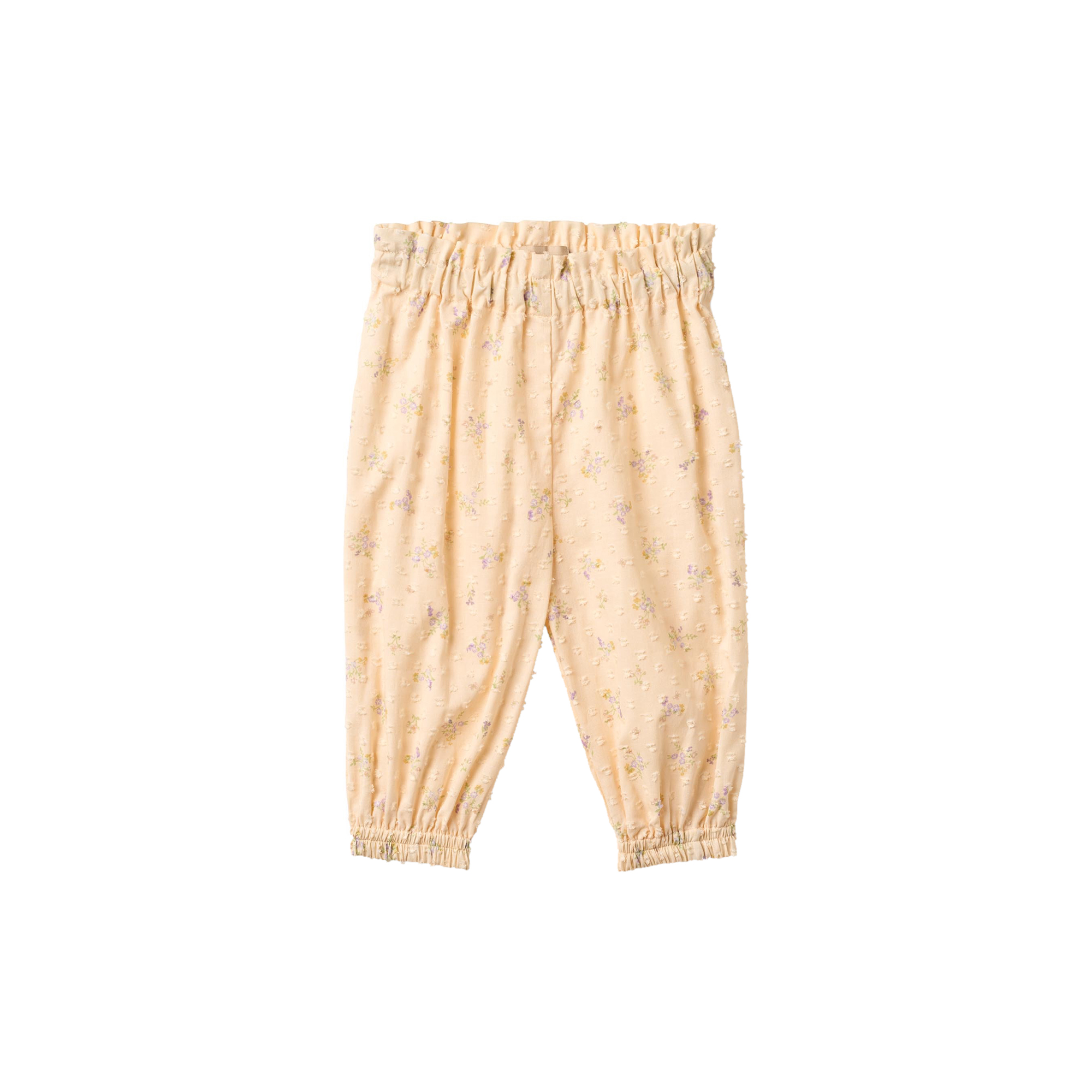 Wheat - Trousers Polly, barely apricot flowers - Str. 6M-68