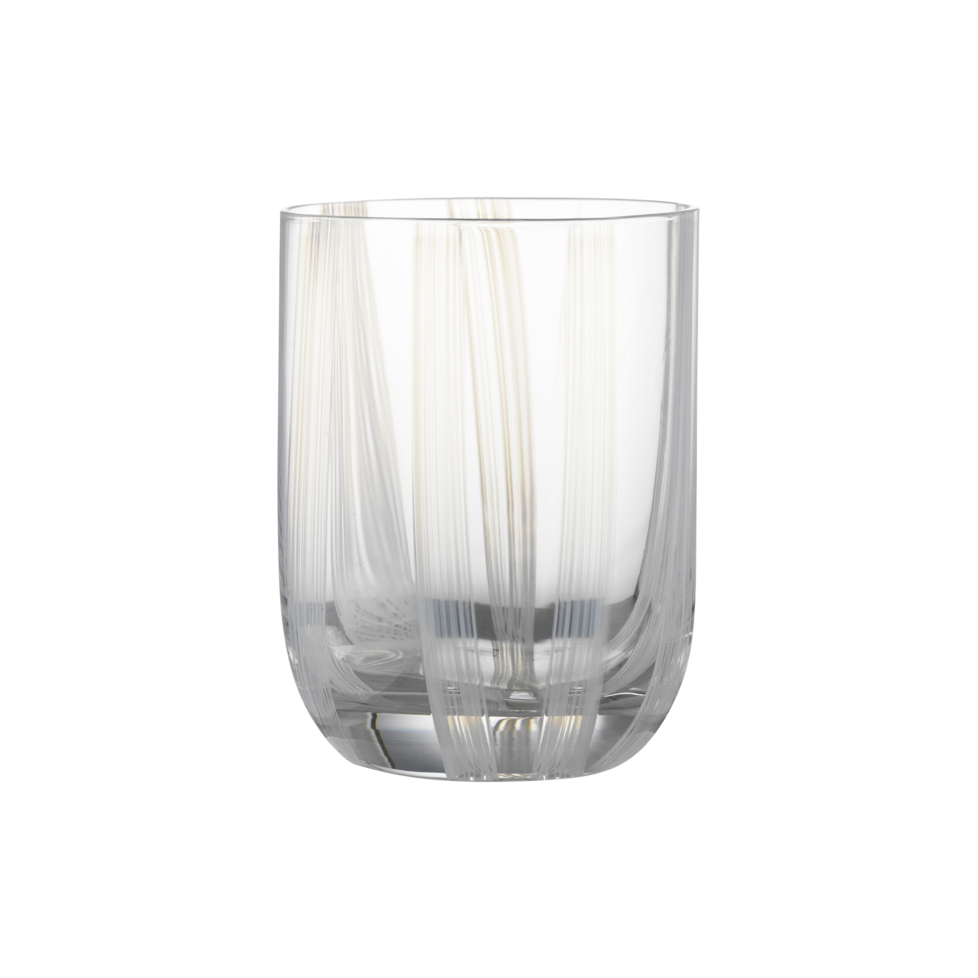 Normann Copenhagen - Stripe glas, white stripes