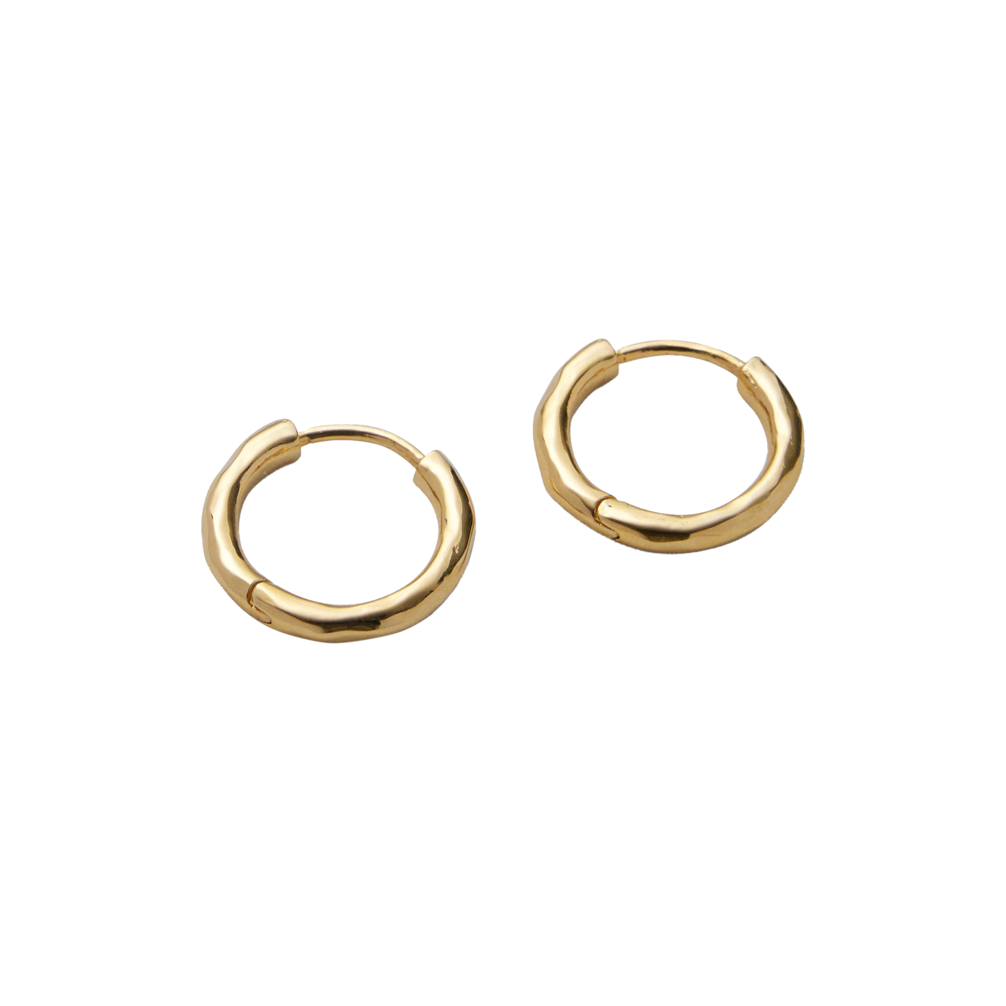 Pernille Corydon Jewellery - Spirit Huggies Medium, forgyldt - Medium