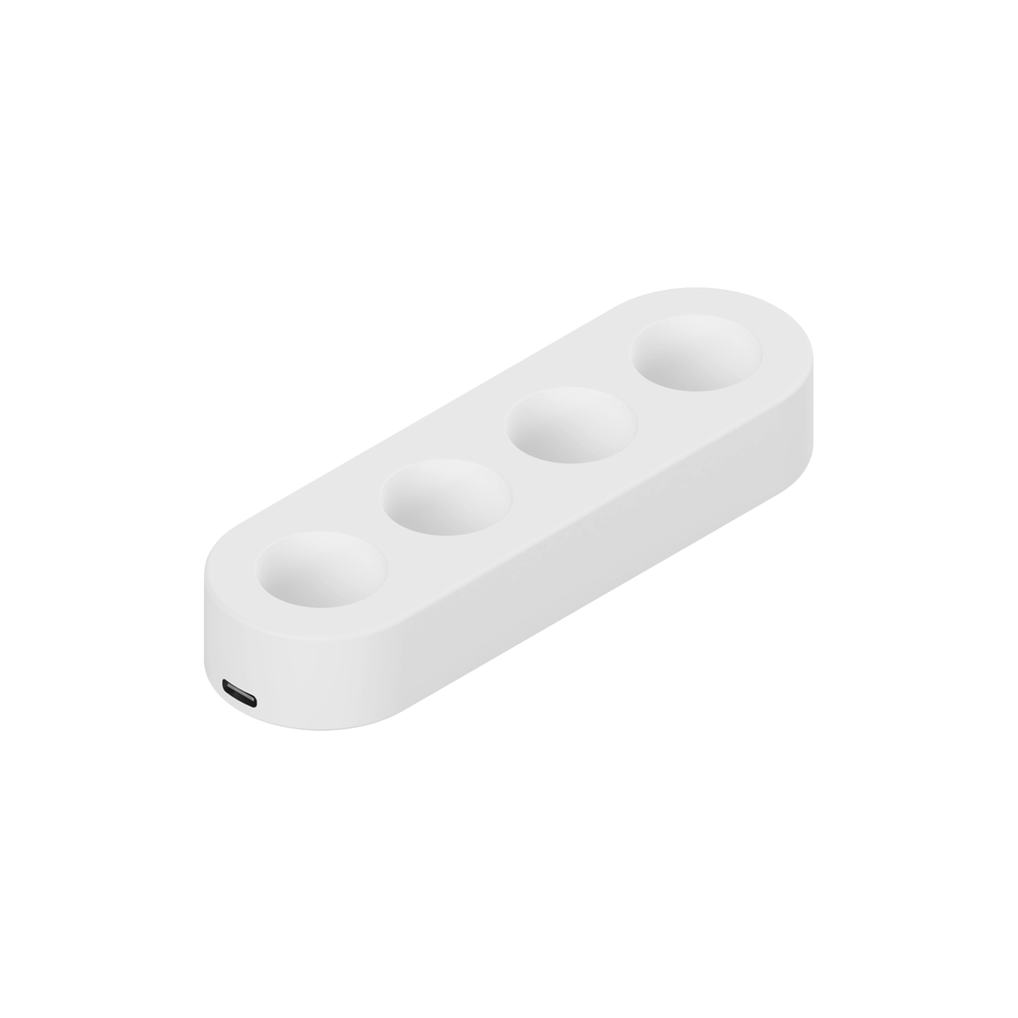Uyuni Lighting - LED rechargeable base taper USB-C, white