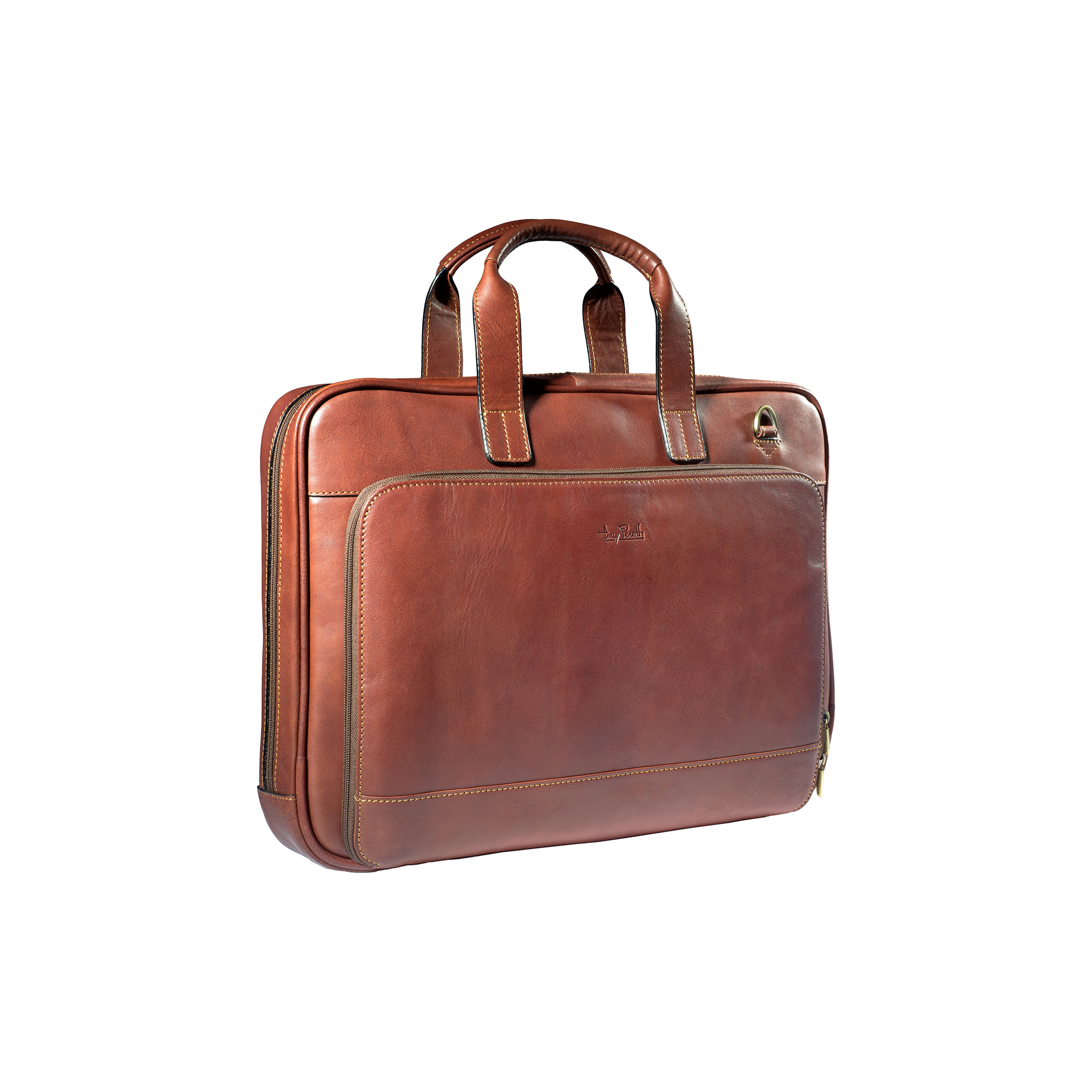 Tony Perotti - 1 Compartment Laptop Bag, dark brown - 40x30x5 cm
