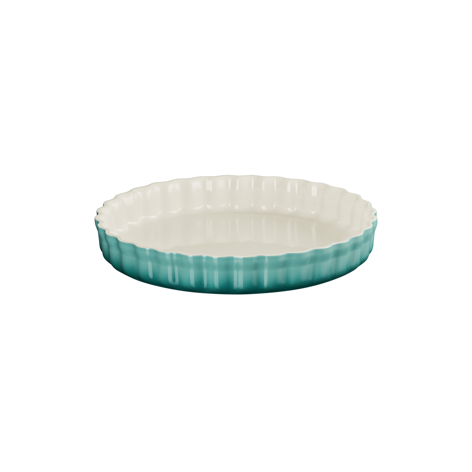 Le Creuset - Heritage tærtefad, bleu riviera - Ø28 cm