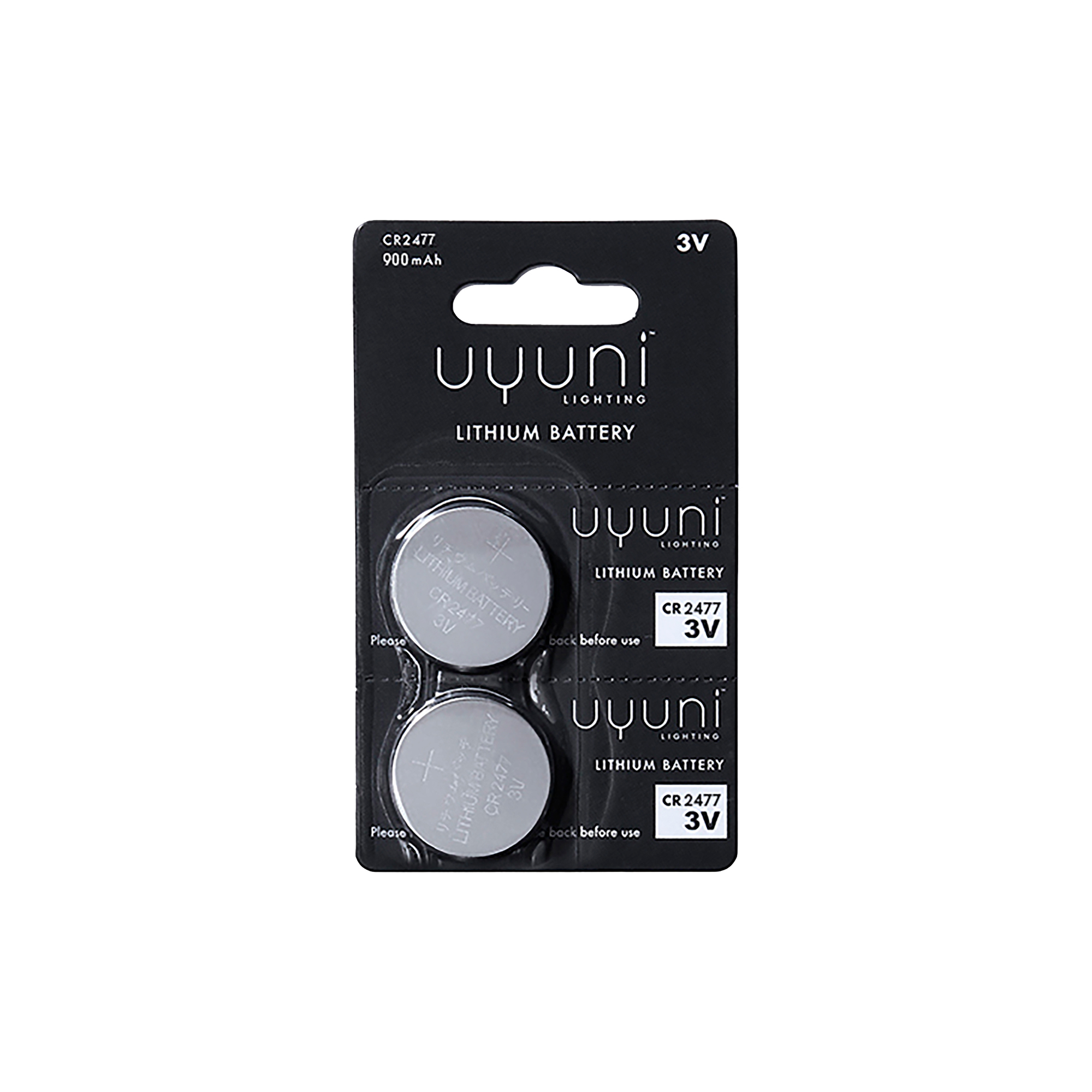 Uyuni Lighting - Lithium Metal Batteries CR2477 2 pcs