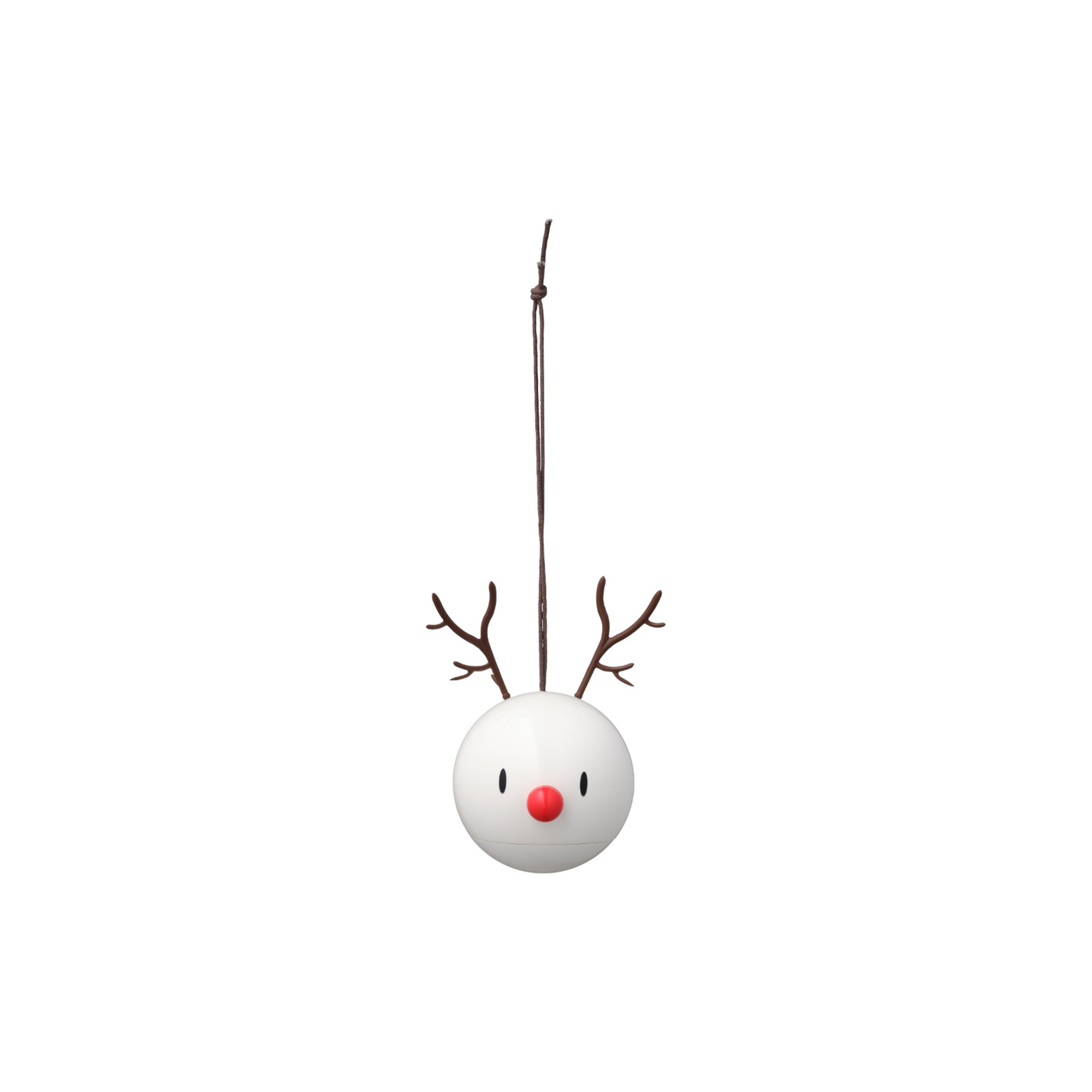 Hoptimist - Reindeer Ornament 2 pcs, white, Christmas
