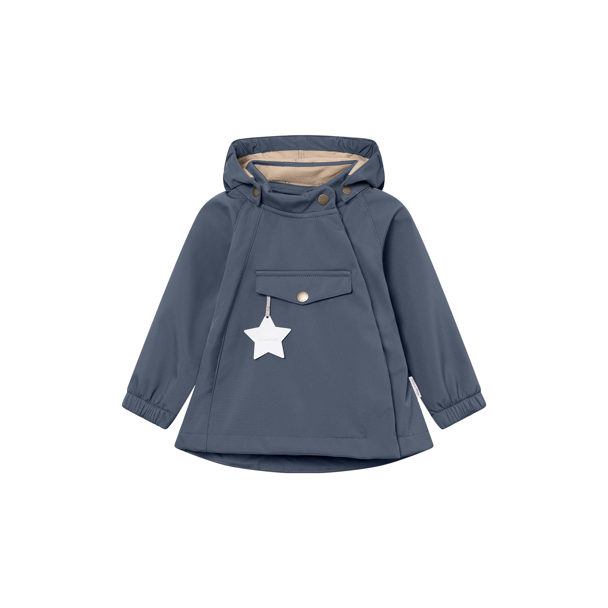 Mini A Ture - MATWAI Softshell Jacket, ombre blue - Str. 6Y-116