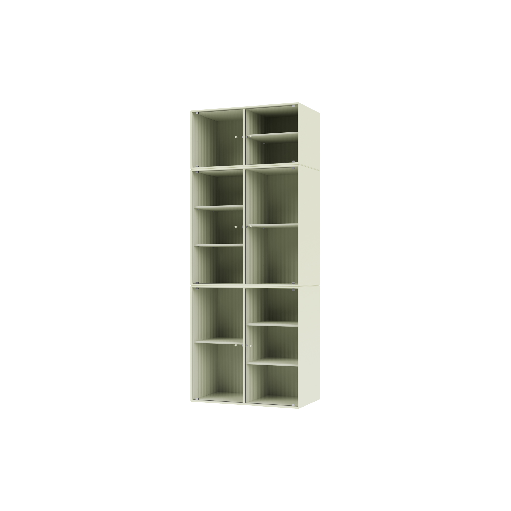Montana Furniture - RIPPLE IV vitrineskab, 140 pomelo