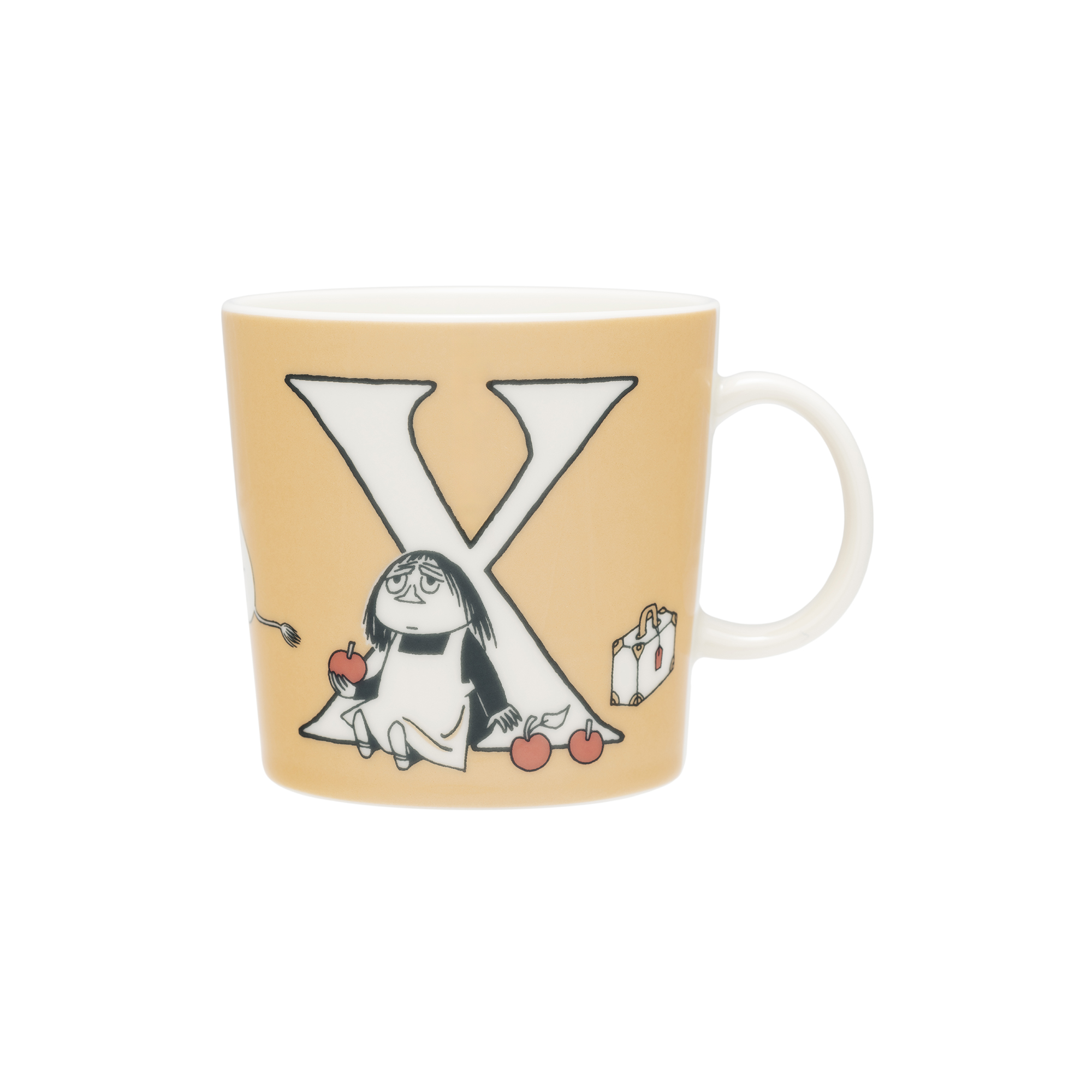 Moomin Arabia - Mumi krus 40 cl Alfabet X, Alfabet kollektion