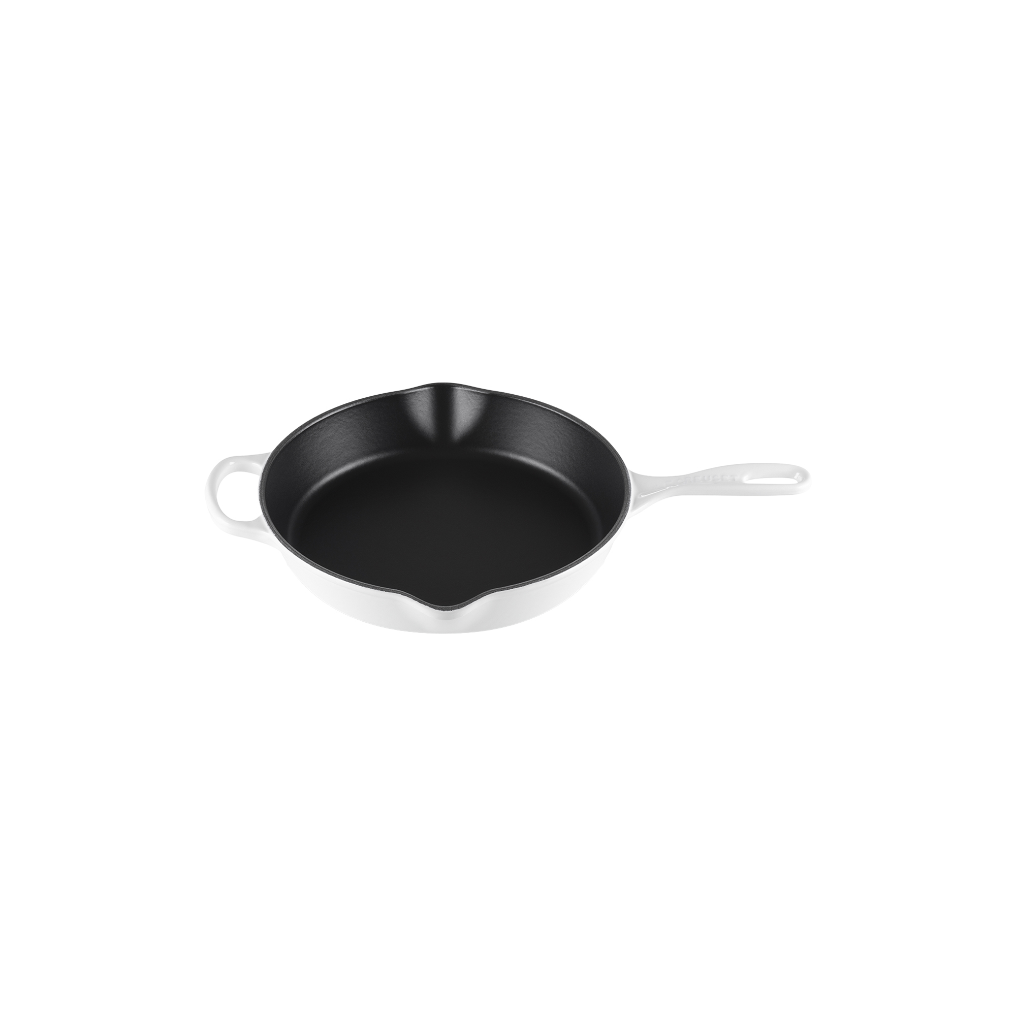 Le Creuset - Signature støbejern dyb stegepande Ø 26 cm, white - Ø26 cm