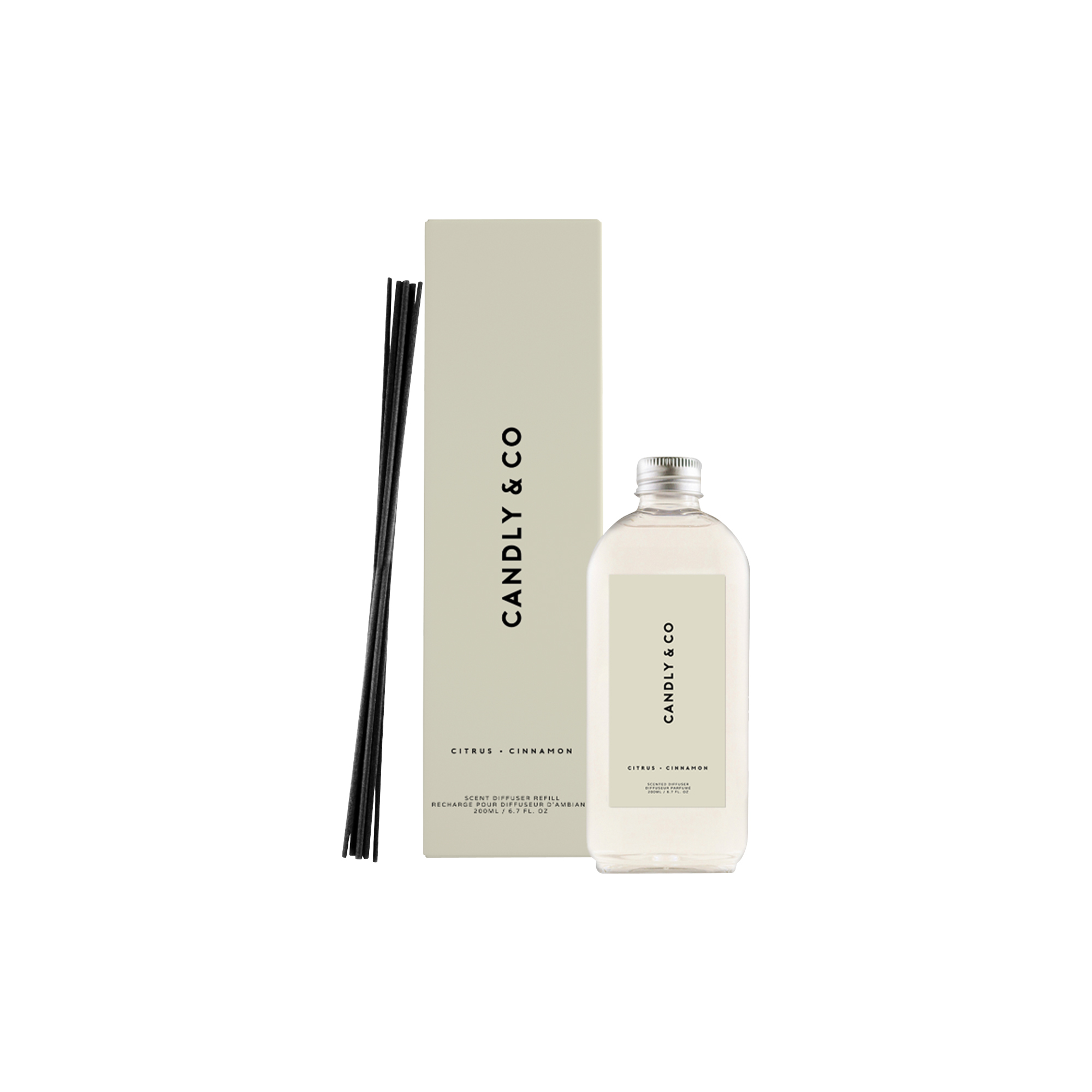 Candly & Co - No. 3 Diffuser Refill, Citrus/Cinnamon