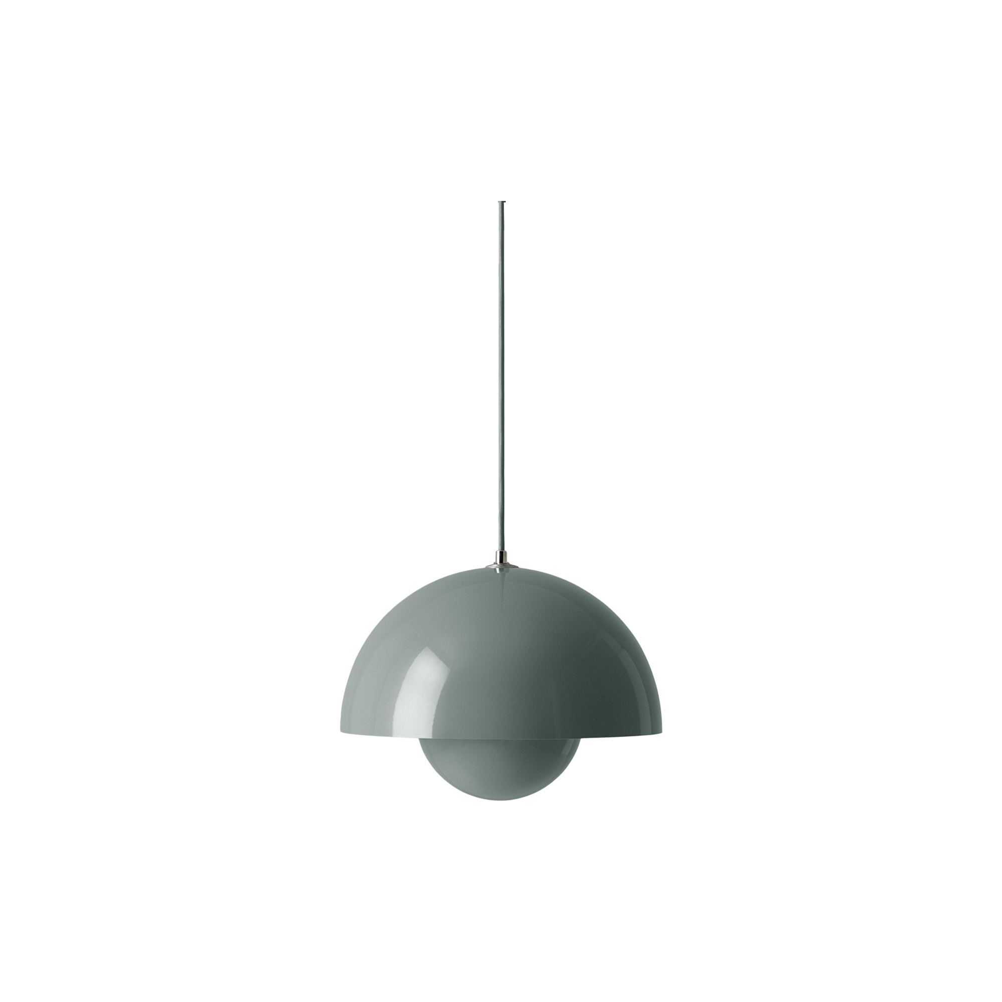 &Tradition - Flowerpot VP2 Pendant, stone blue - H: 36 x Ø 50 cm.