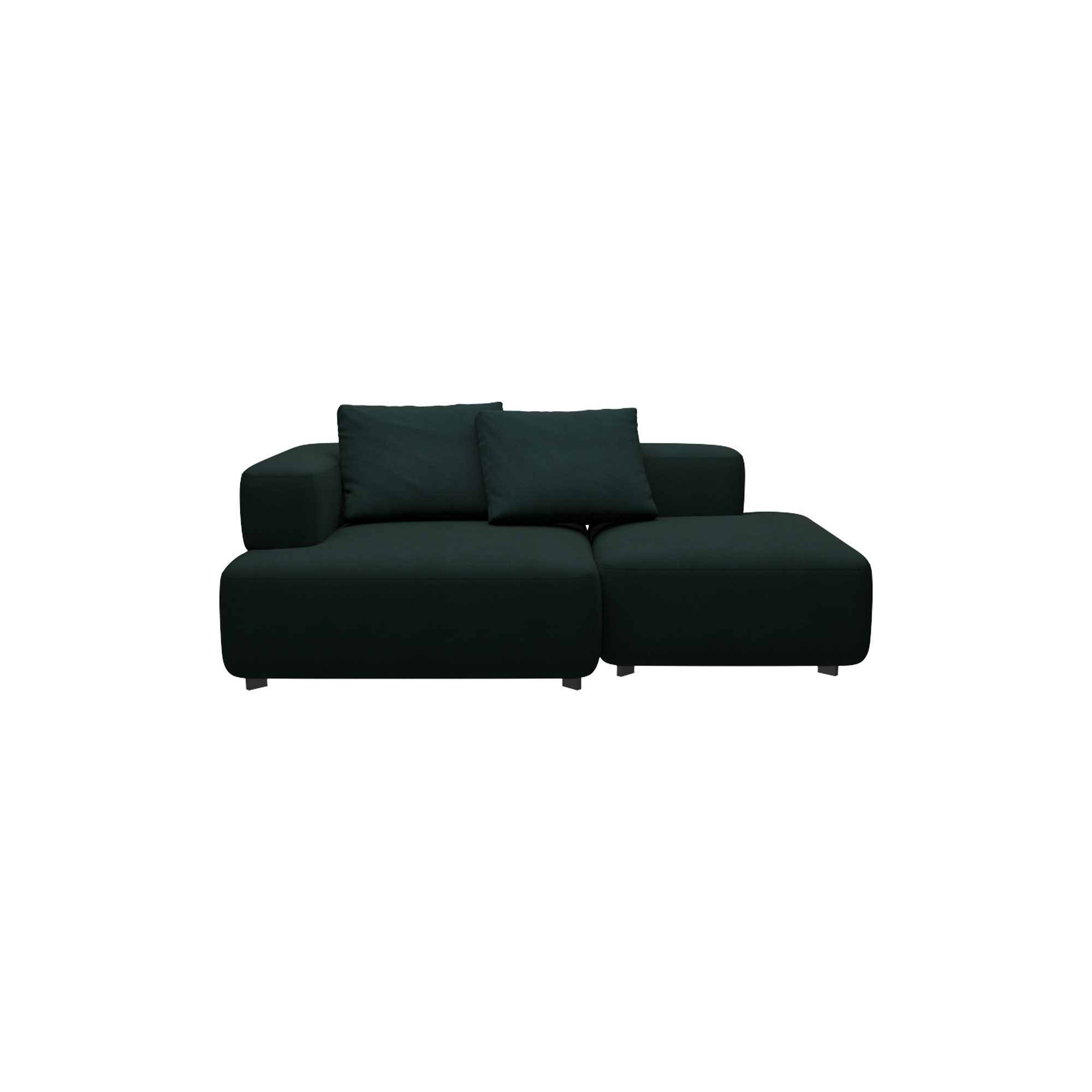 Fritz Hansen - Alphabet PL210-3 sofa, dark green 1161