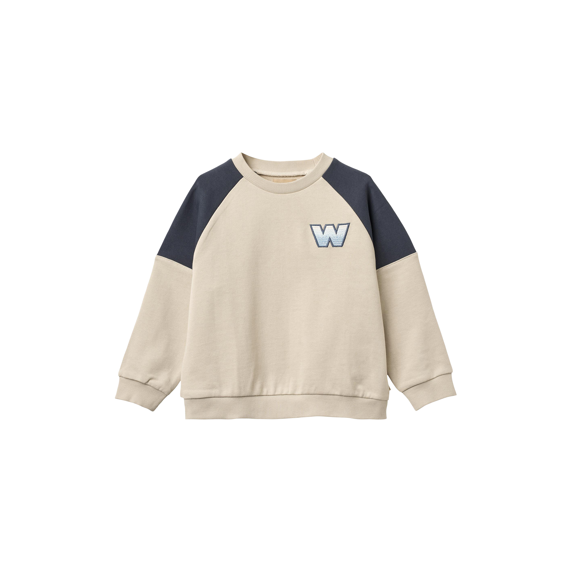 Wheat - Sweatshirt L/S Gilbert, grey cloud - Str. 3Y-98
