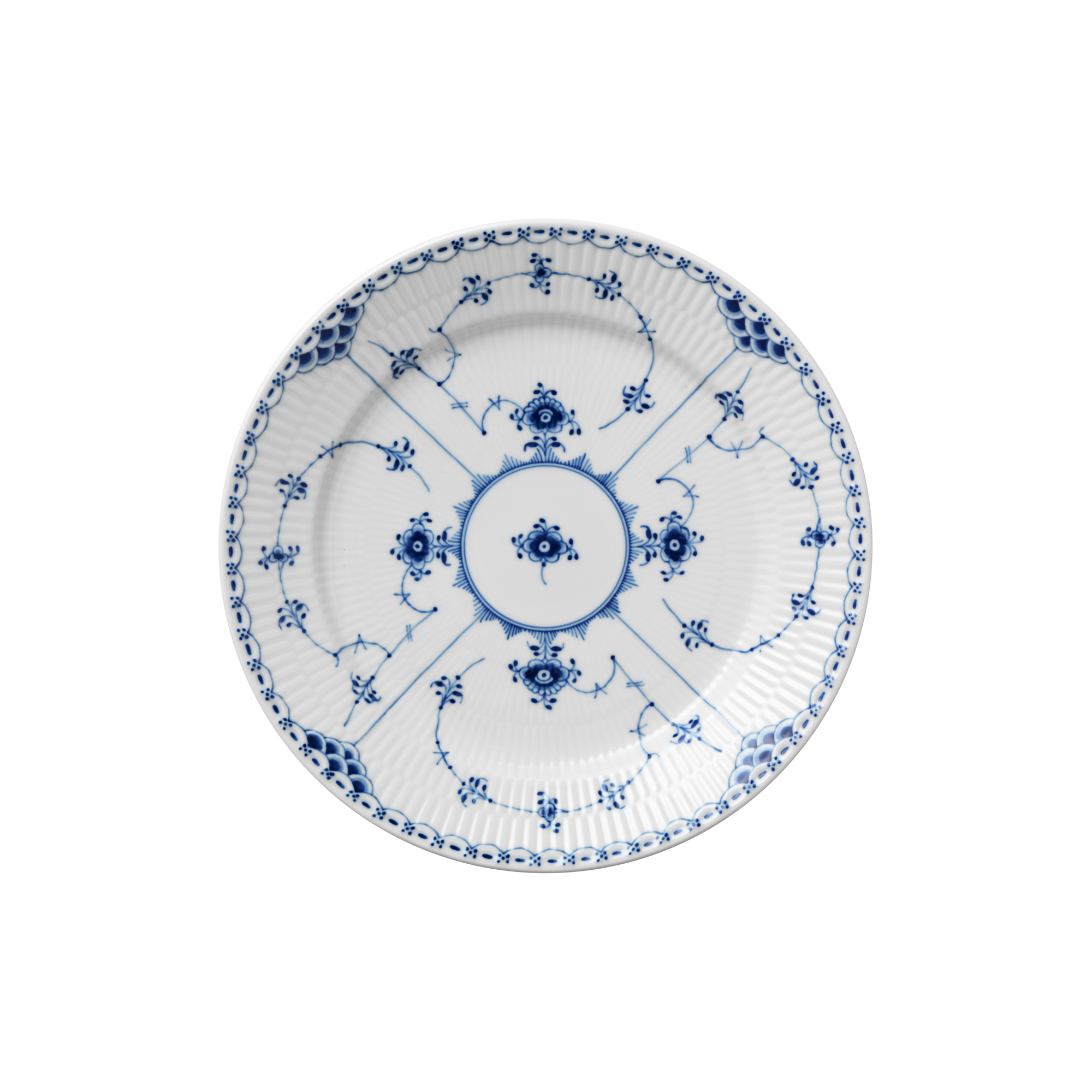 Royal Copenhagen - Musselmalet Halvblonde tallerken Ø 27 cm