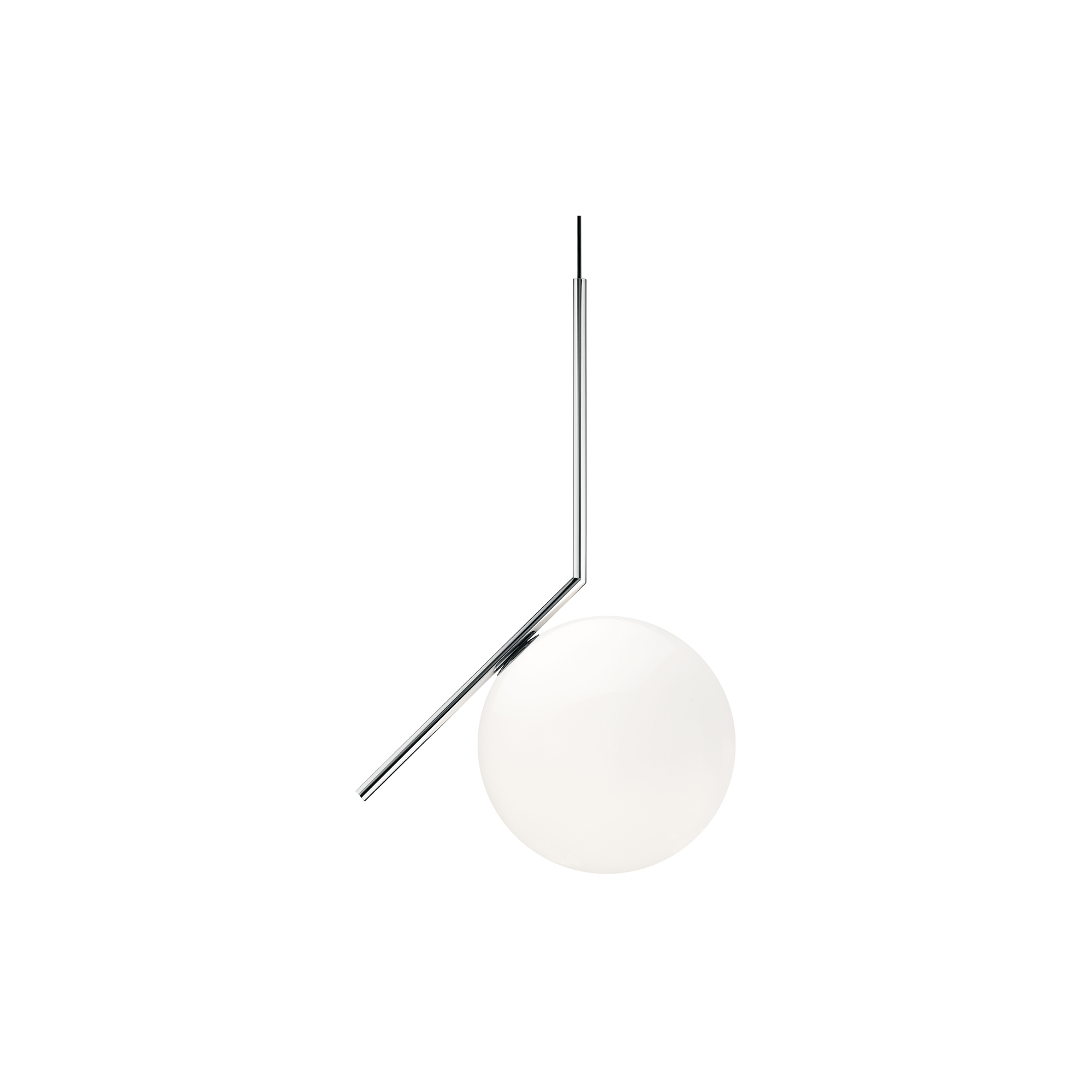 Flos - Flos IC S2 pendel, krom - 72x dia.: 30 cm.