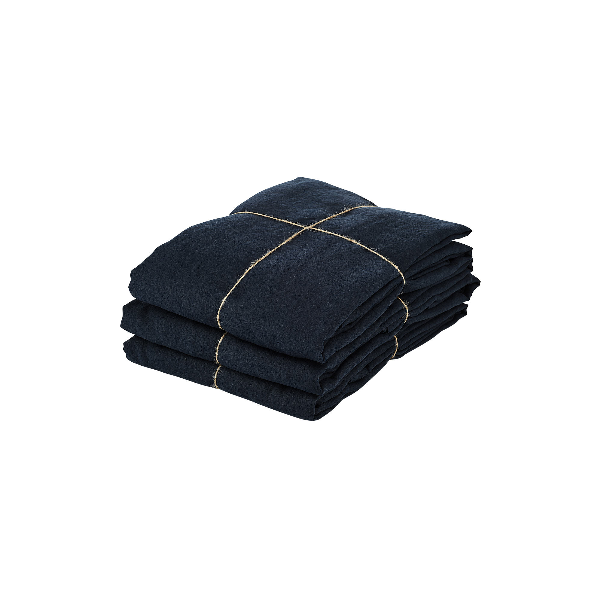 Illums Bolighus Collection - 2-delt sengesæt, navy - 135x220-60x63 cm