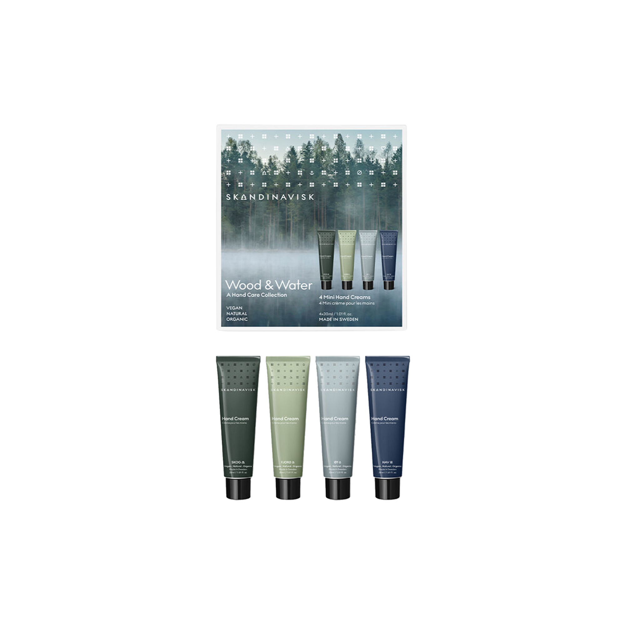 Skandinavisk - WOOD & WATER Mini Handcream Giftset